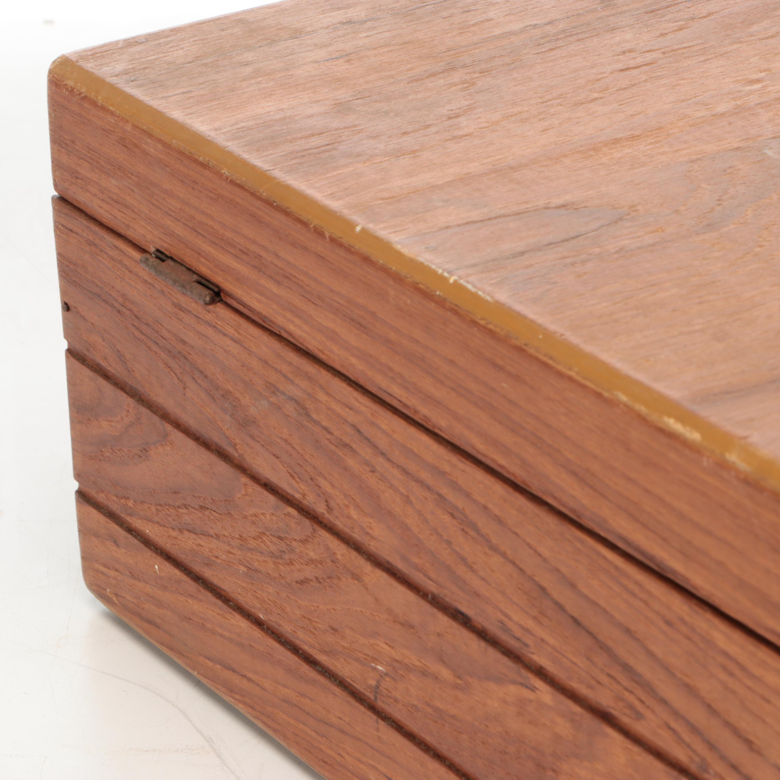 S. Samran Thai Brass Flatware with Presentation Chest, Mid-20th Century