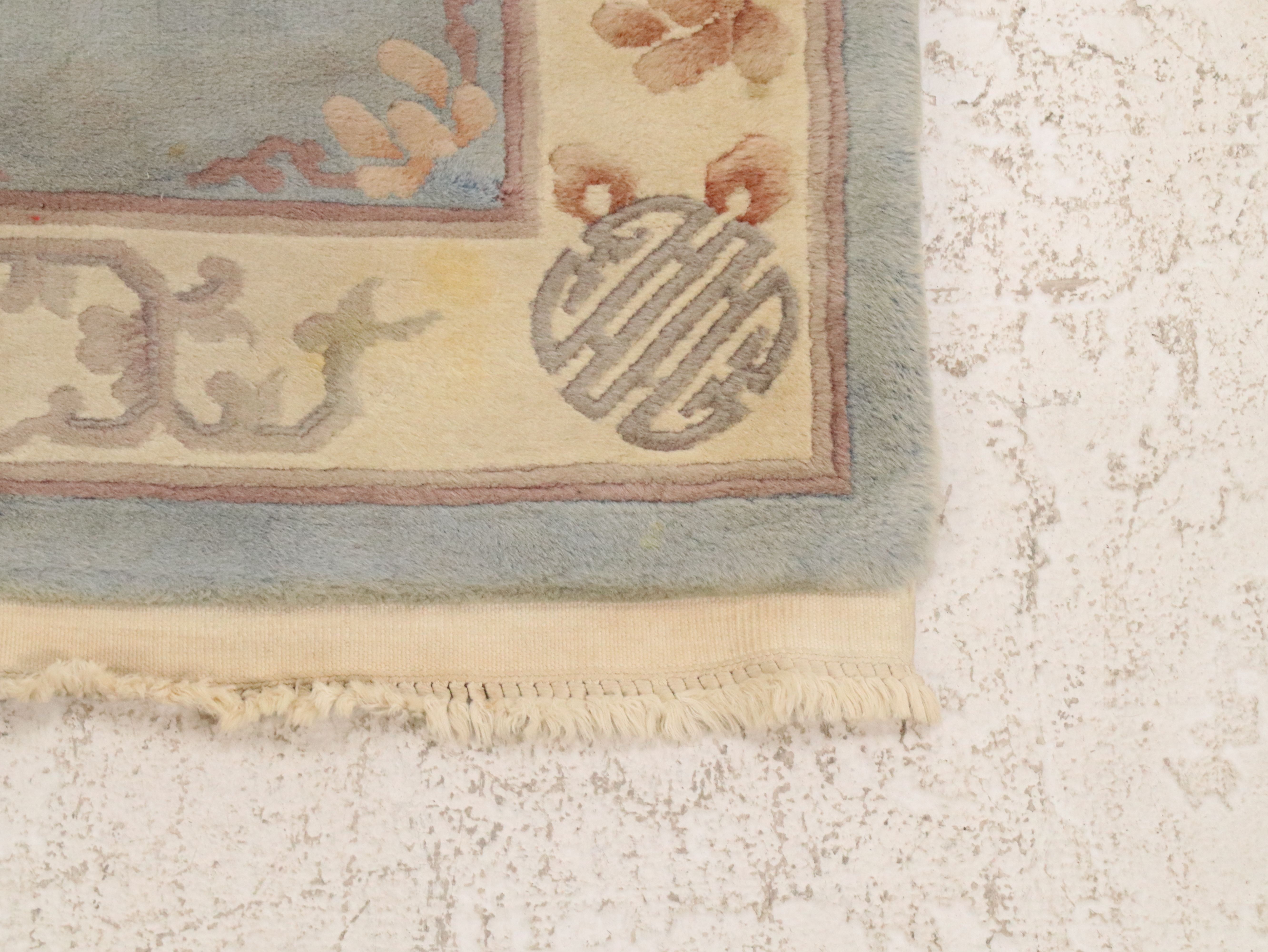 2'4 x 10'3 Hand-Knotted Chinese Peking Carpet Runner