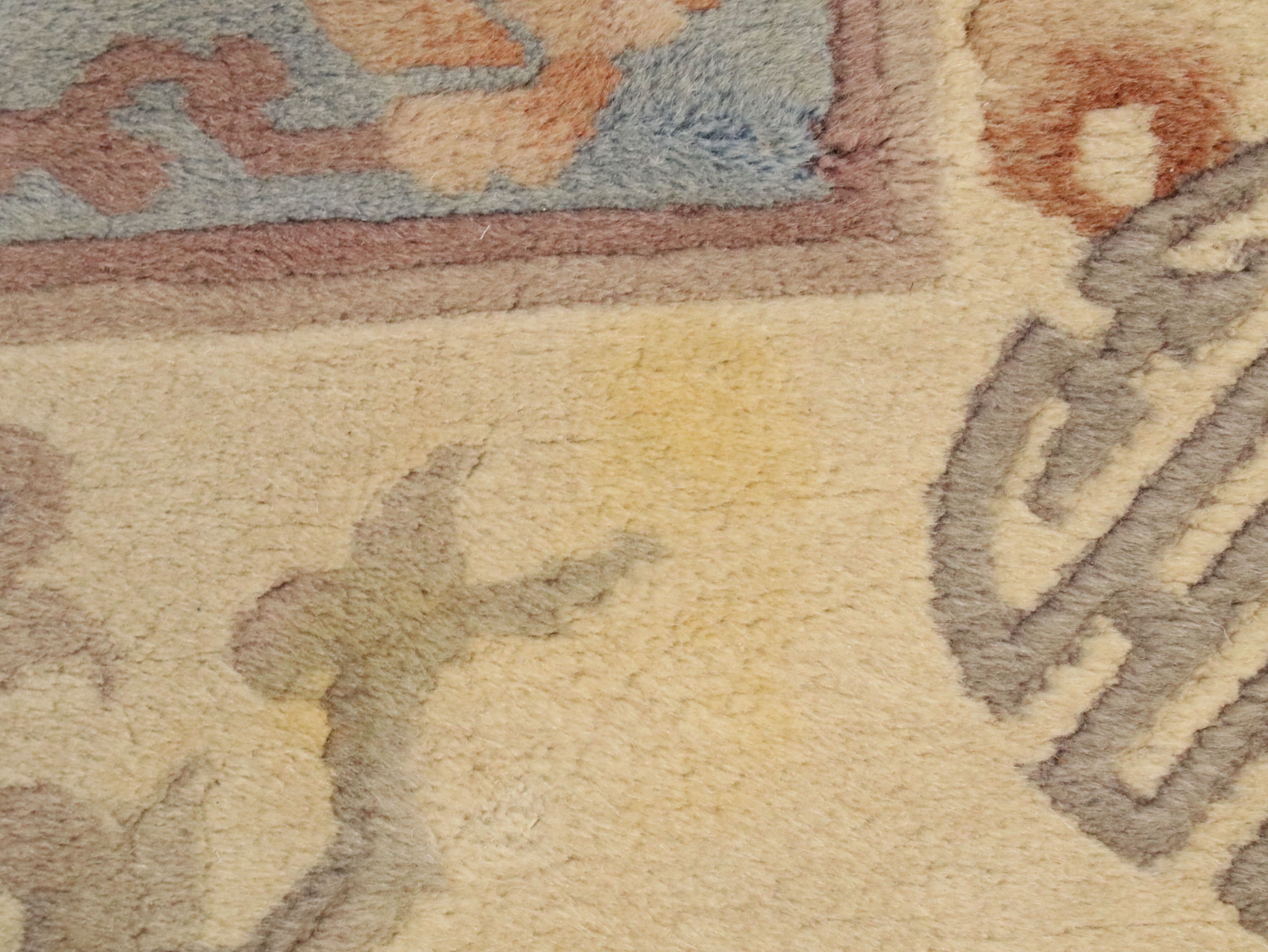 2'4 x 10'3 Hand-Knotted Chinese Peking Carpet Runner