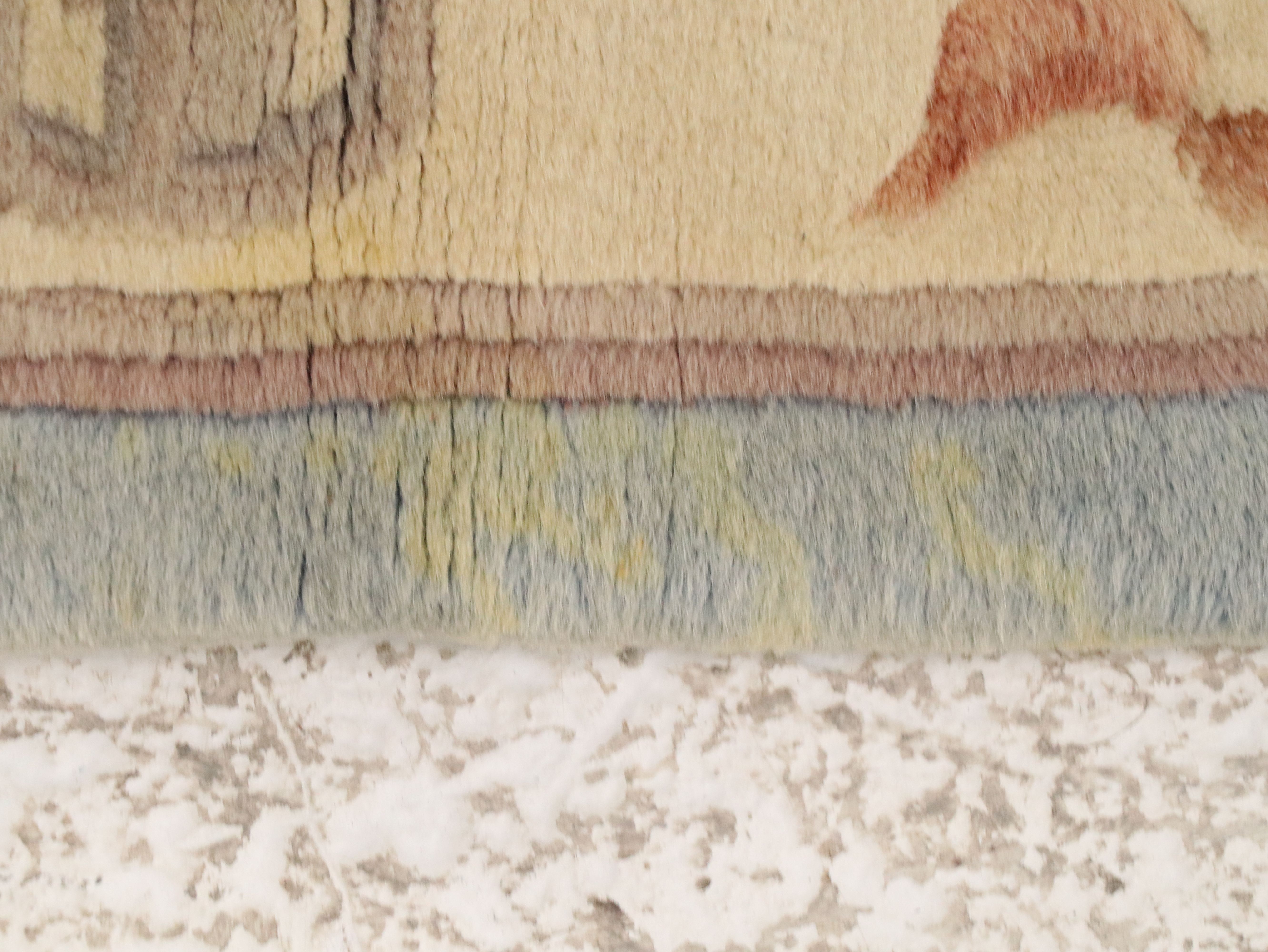 2'4 x 10'3 Hand-Knotted Chinese Peking Carpet Runner