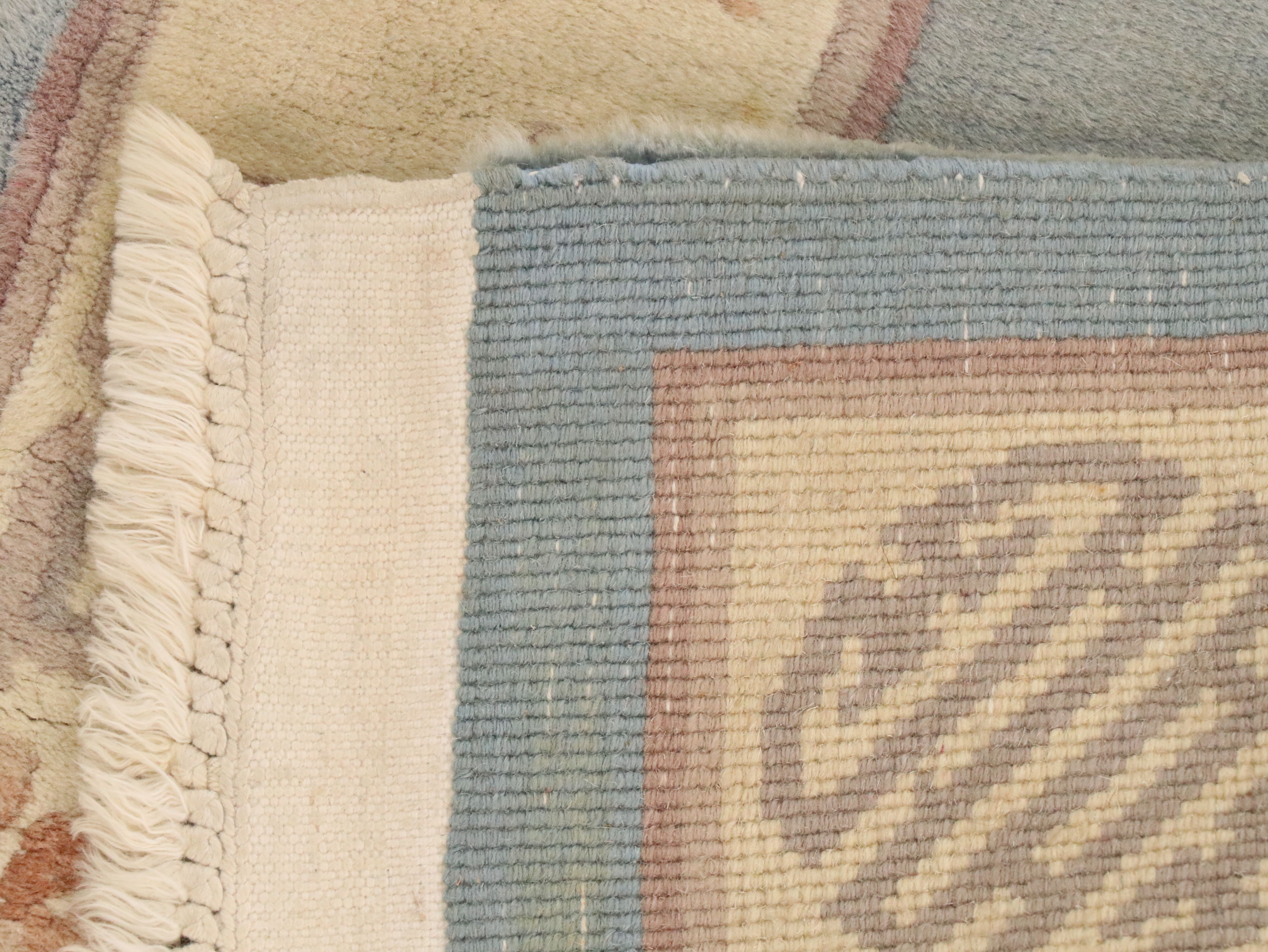 2'4 x 10'3 Hand-Knotted Chinese Peking Carpet Runner