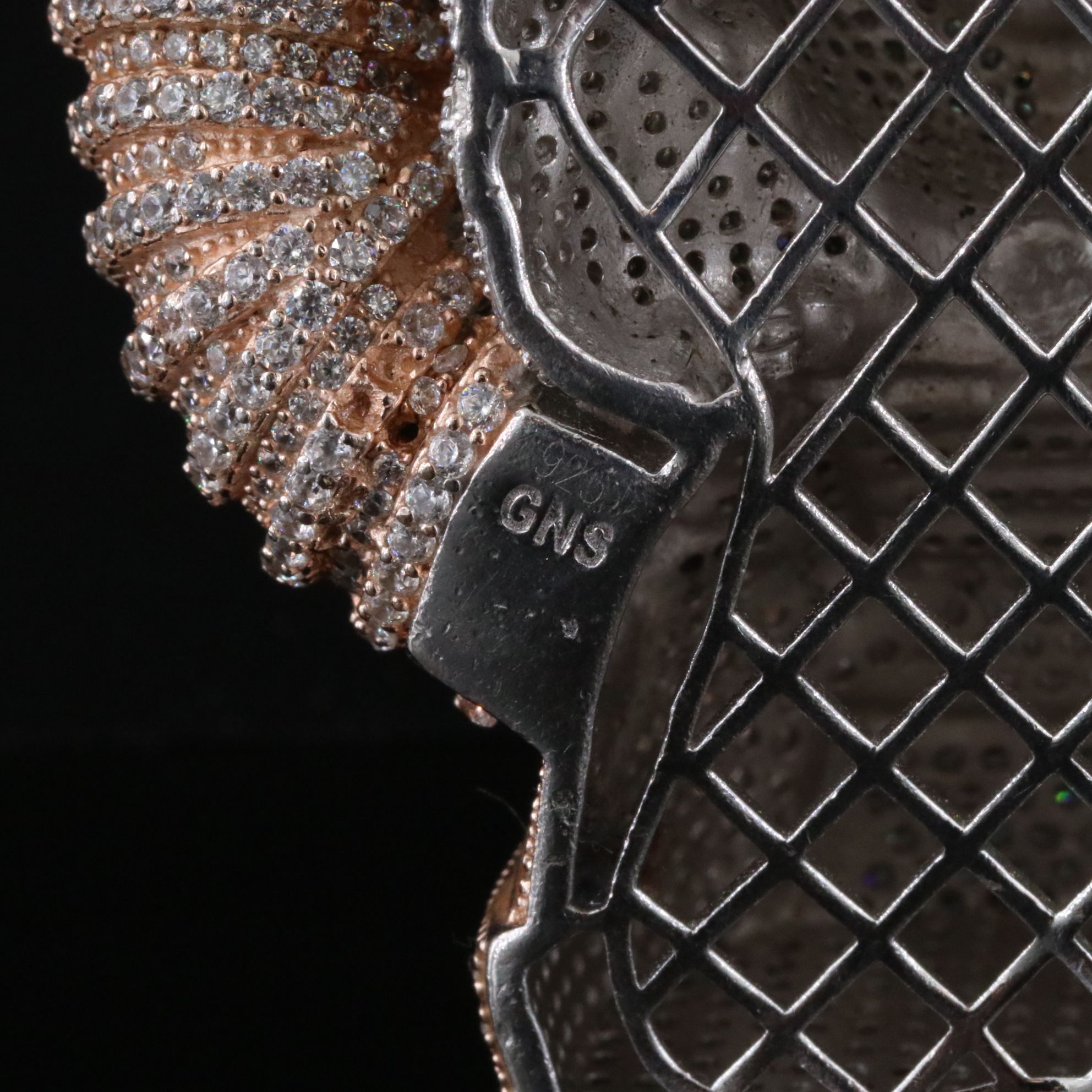 Sterling CZ Chucky the Doll Pavé Pendant