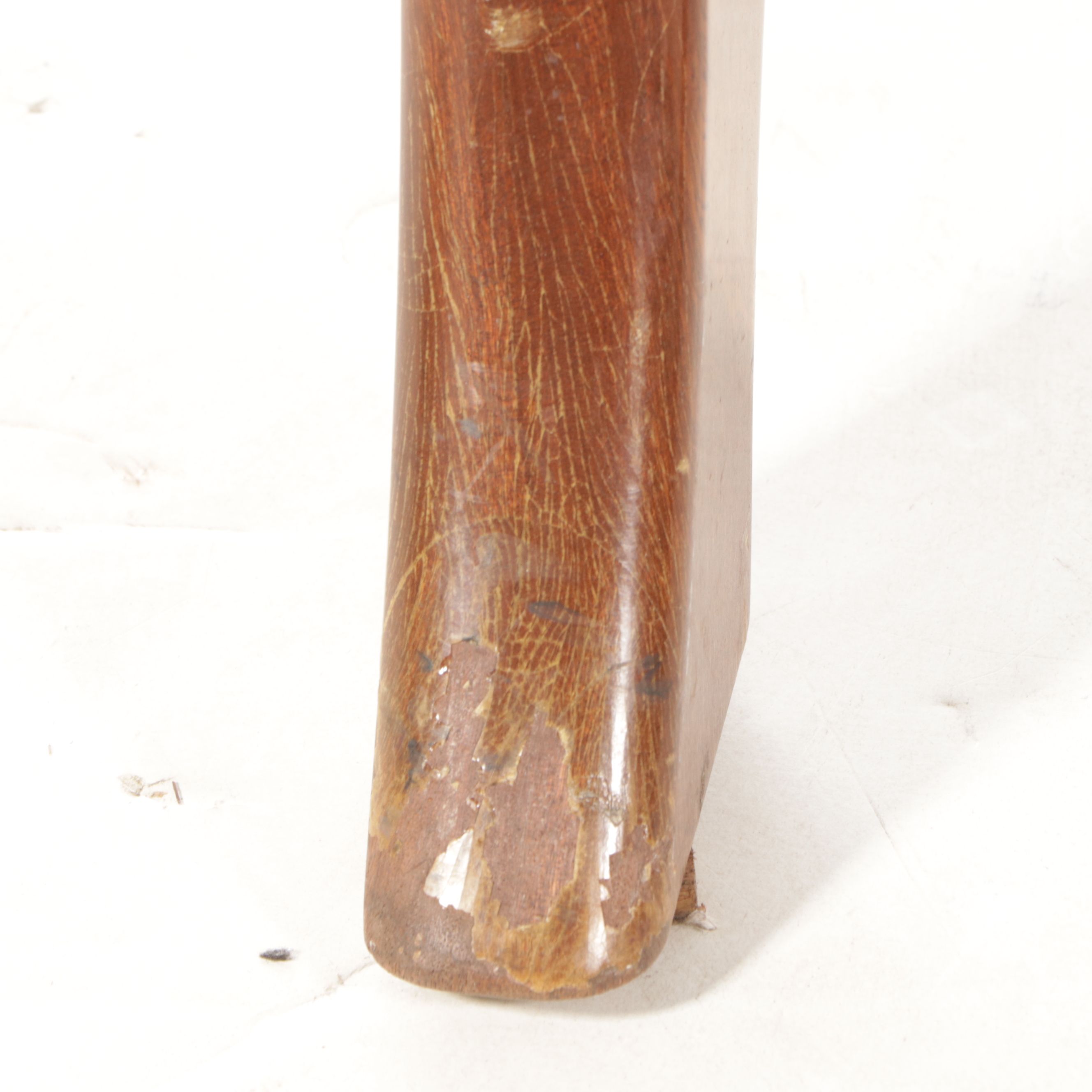 Damask Upholstered High-Back Armchair