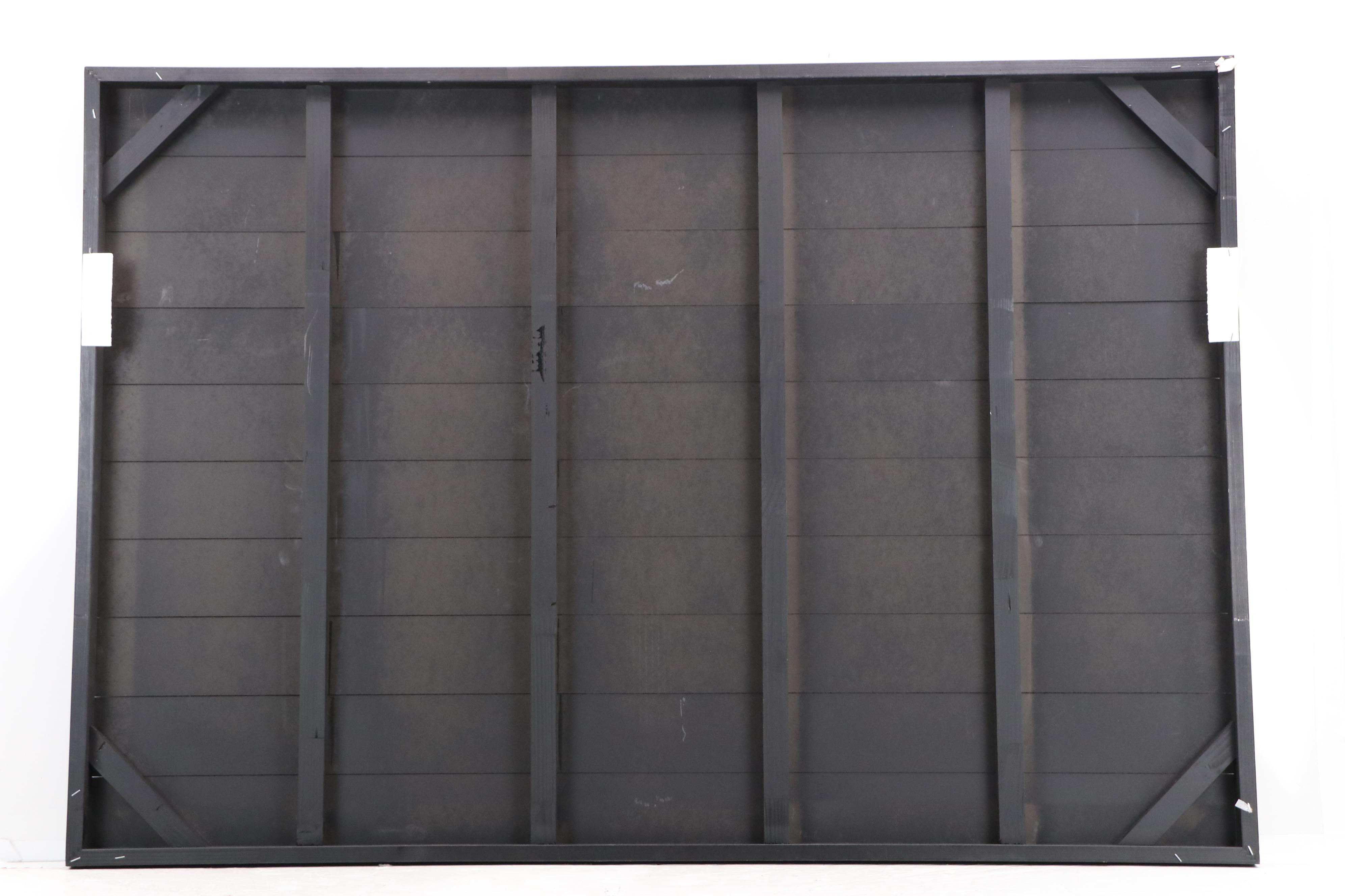 Vail Oil Painting on Wood "Heron on Blue," 2025