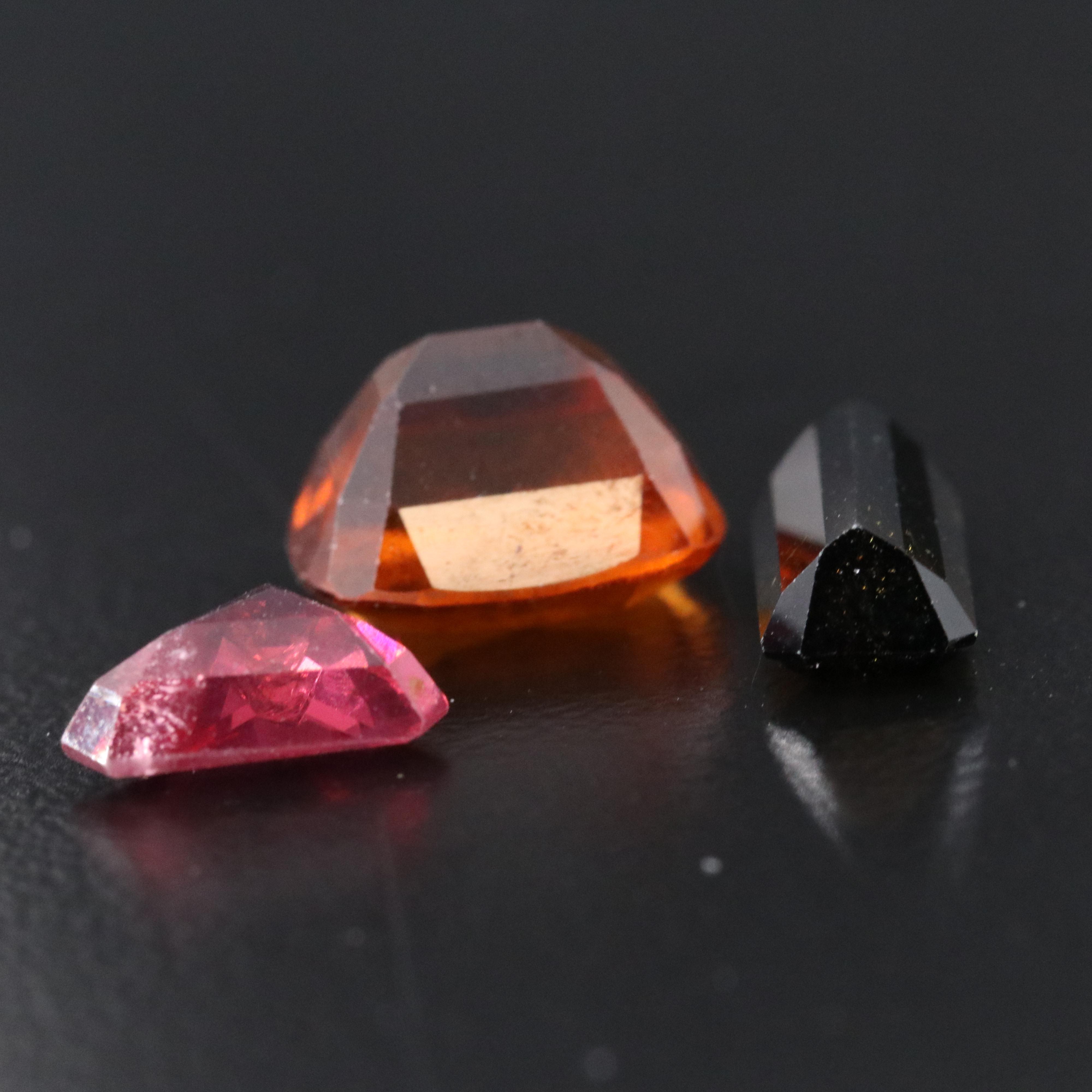 Loose 80.94 CTW Gemstones Featuring Tourmaline, Spessartine and Rhodolite Garnet