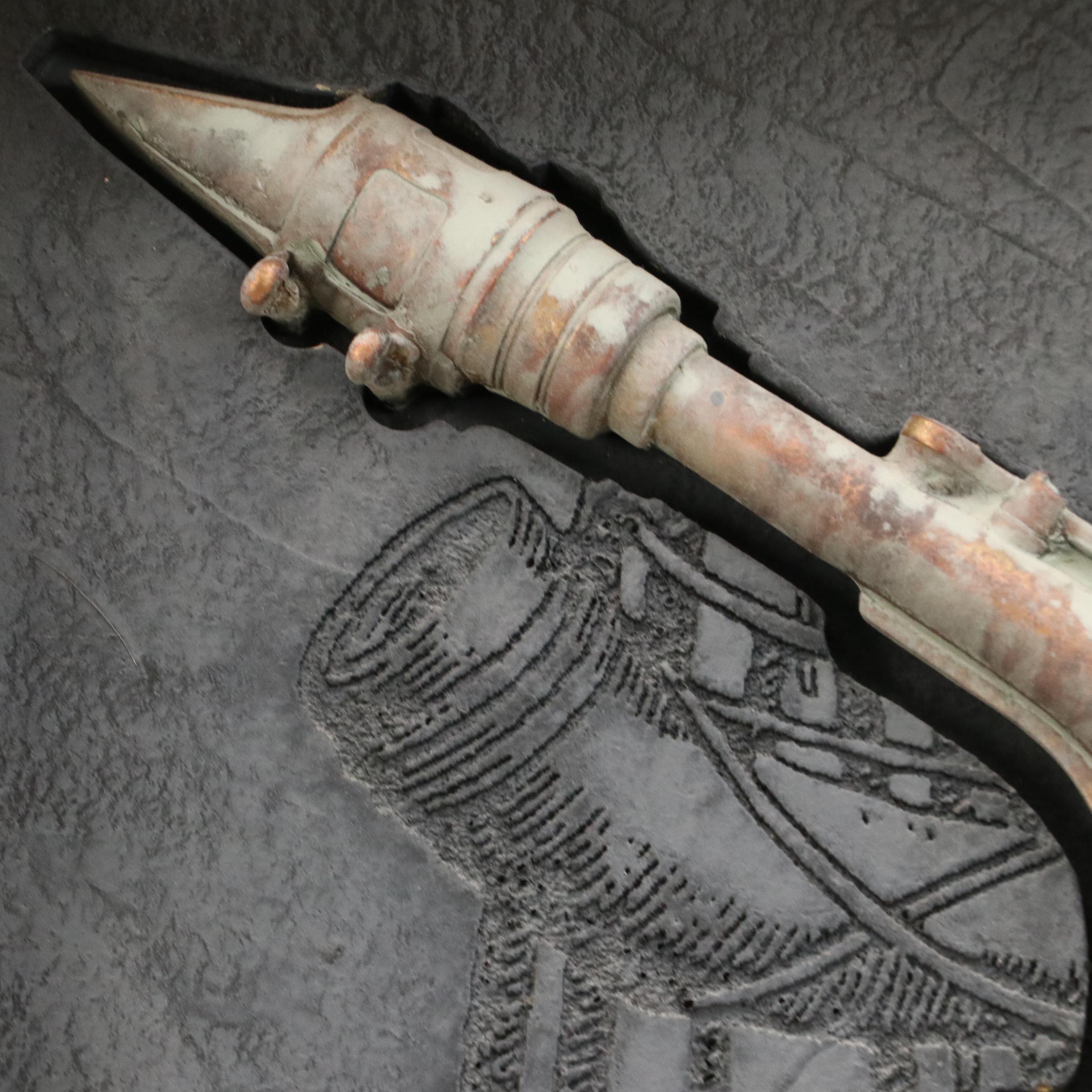 Cast Composite Wall Sculpture of Saxophone, Circa 1990s