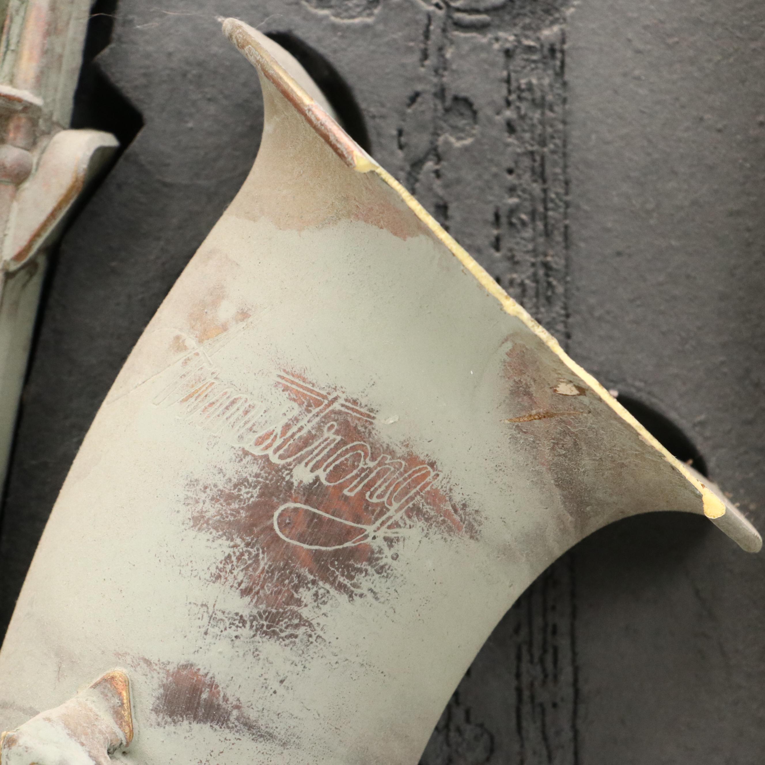 Cast Composite Wall Sculpture of Saxophone, Circa 1990s