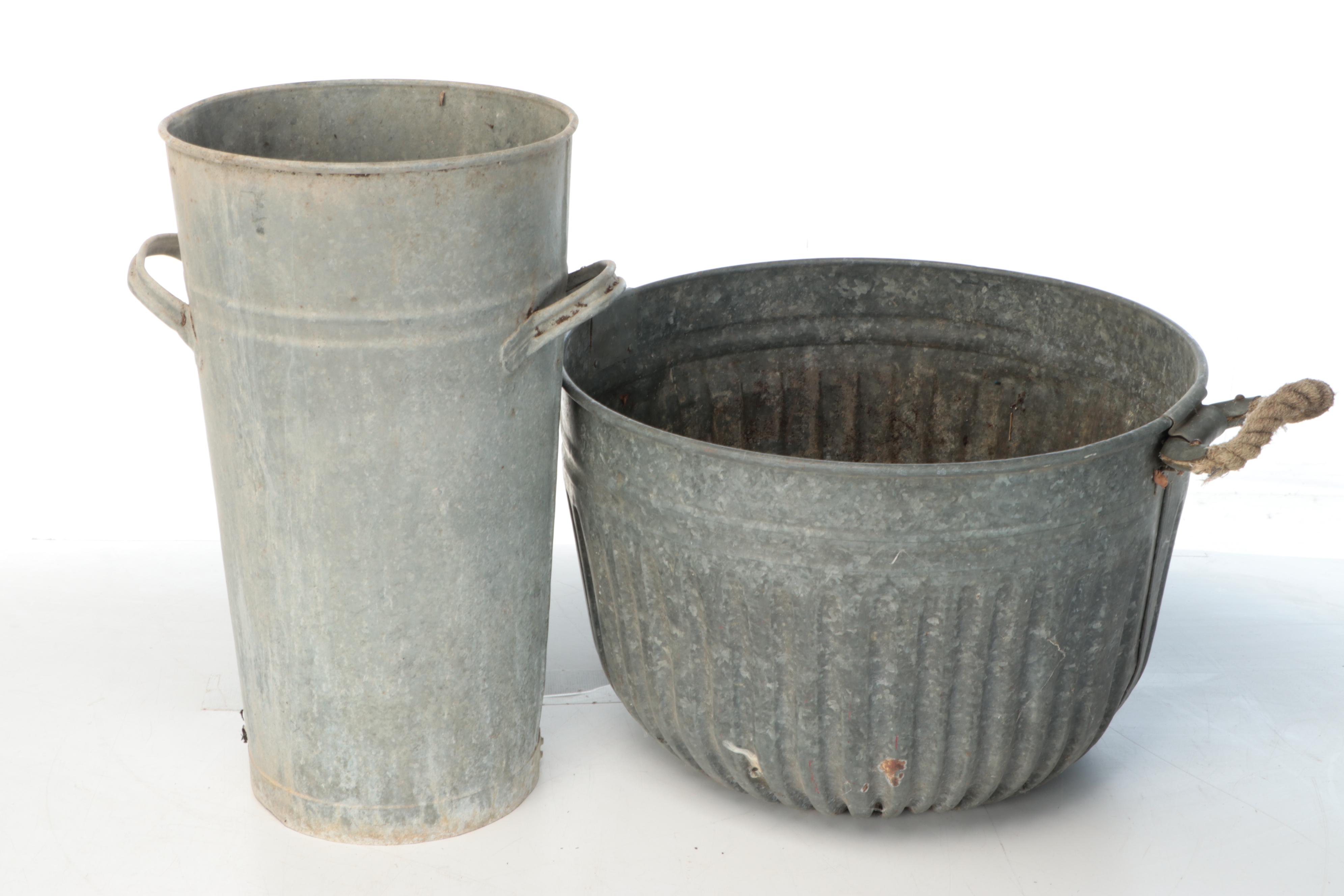 Metal Watering Cans, Wooden "Flowers" Sign, and More Outdoor Décor