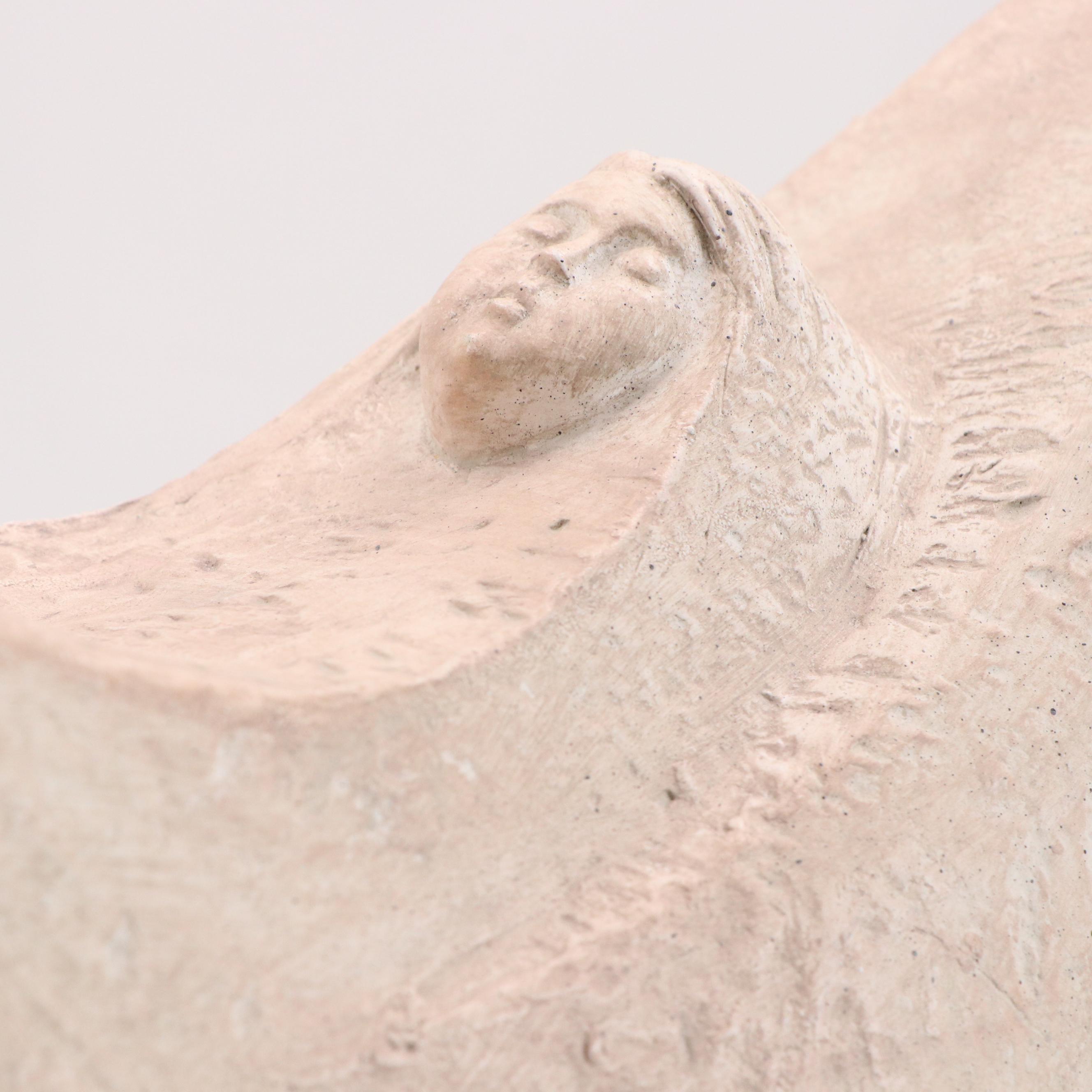 Acoma Austin Productions Inc. Painted Cast Plaster Sculpture, 1982