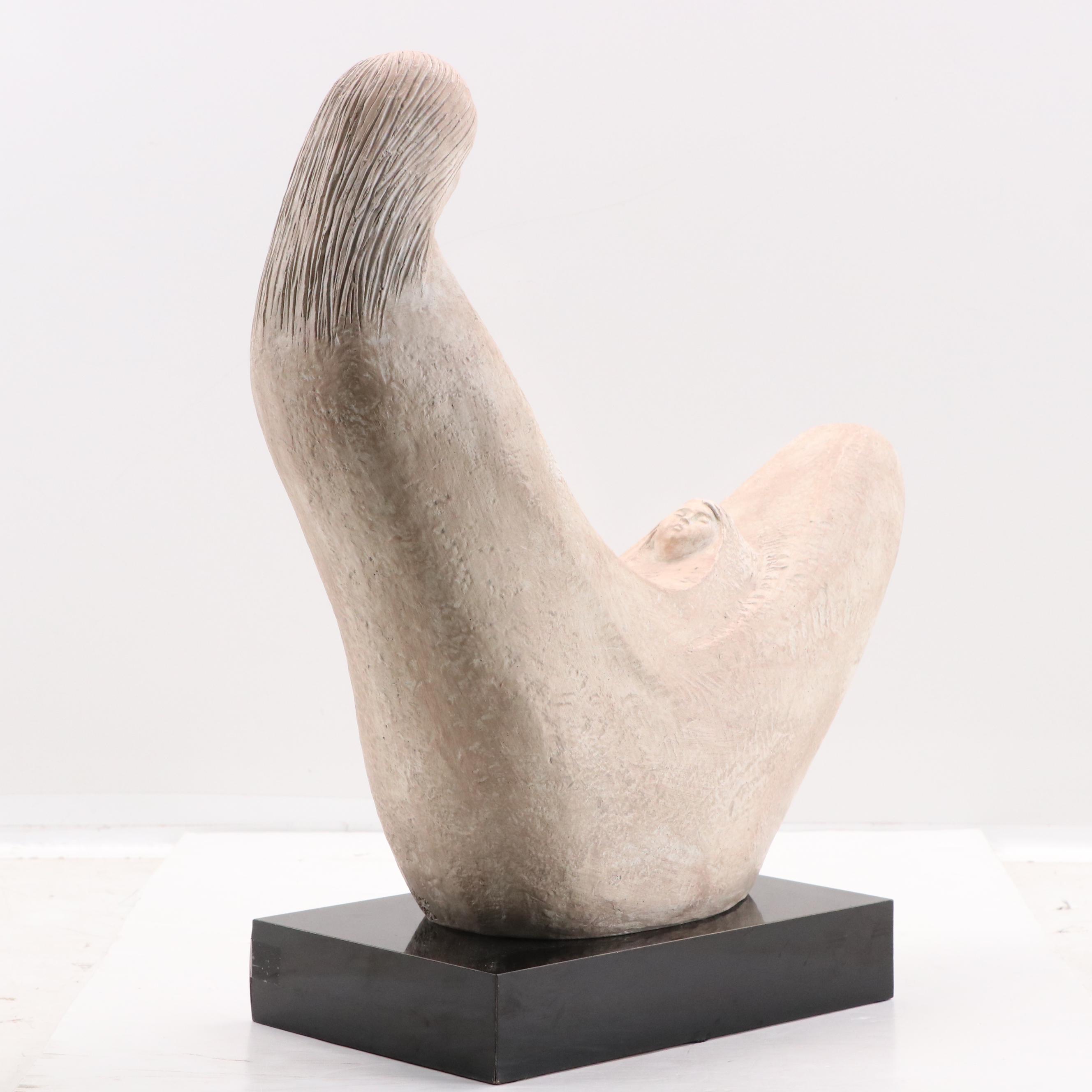 Acoma Austin Productions Inc. Painted Cast Plaster Sculpture, 1982