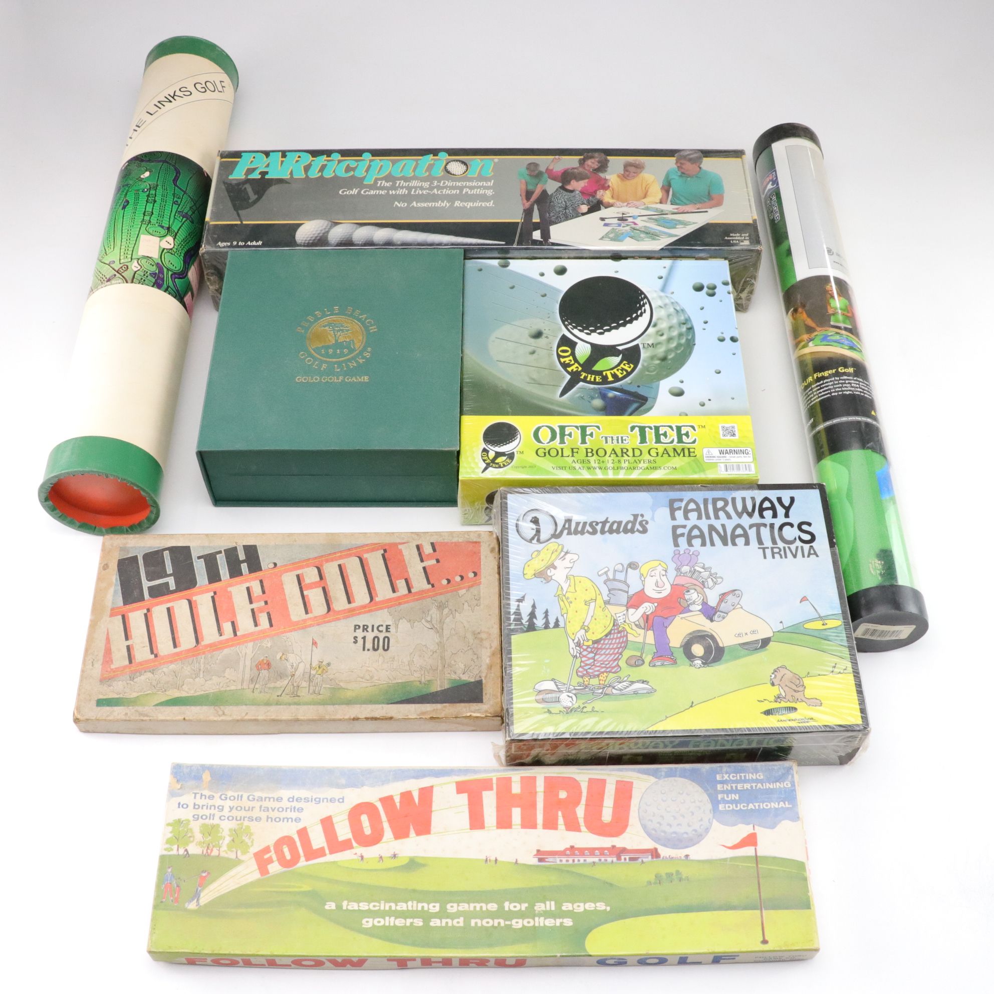 Follow Through, 19th Hole Golf, PARticipation, and Other Golf Themed Board Games