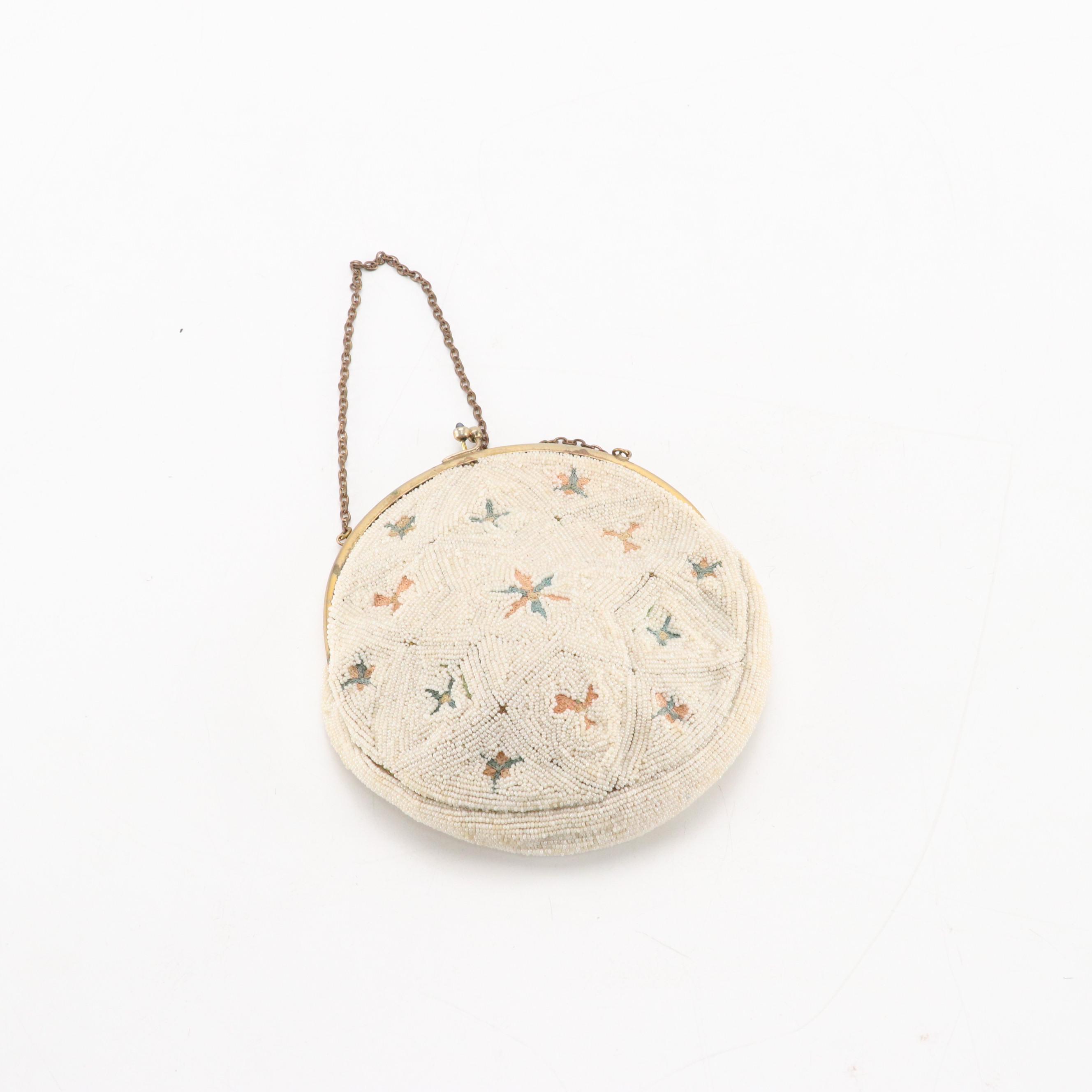 Hungarian Needlepoint and French Microbead/Embroidered Evening Bags w/Other Bags