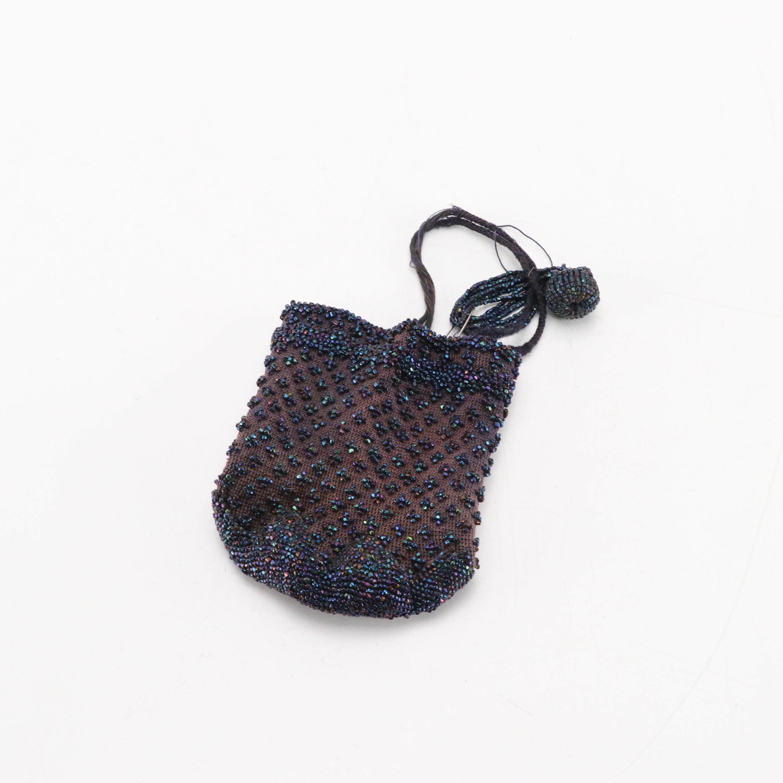 Hungarian Needlepoint and French Microbead/Embroidered Evening Bags w/Other Bags