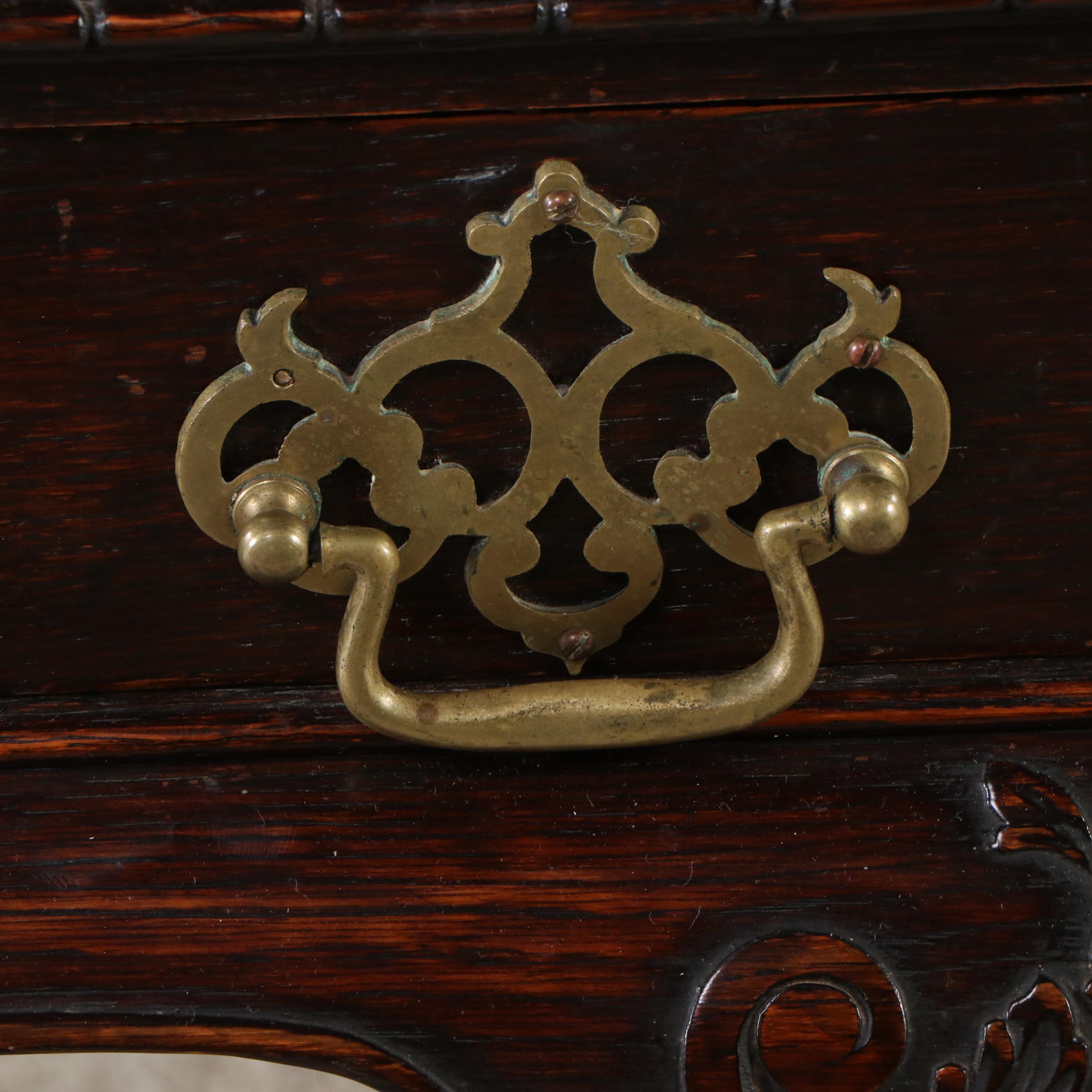 Louis XV Style Carved Oak Table