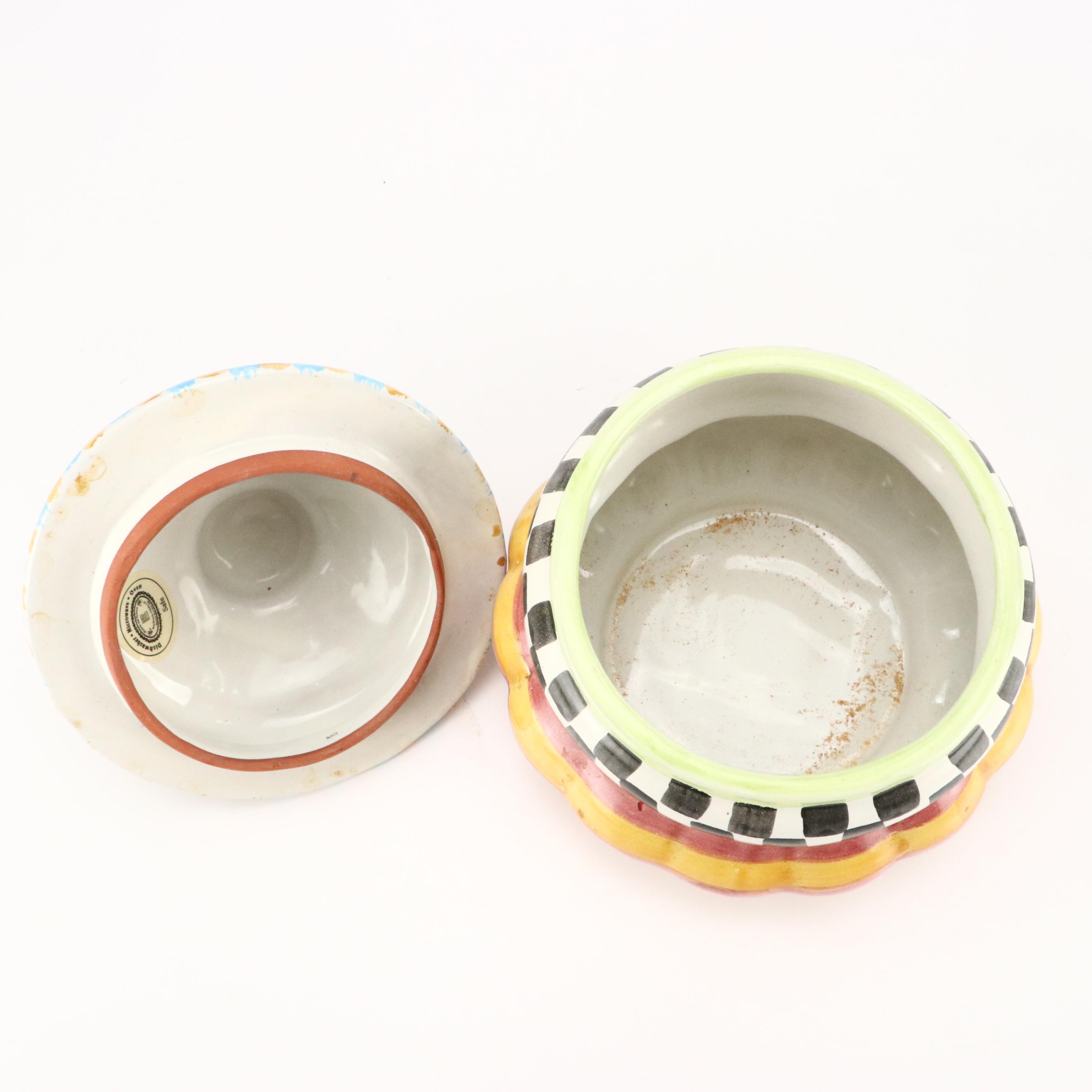 MacKenzie-Childs "Odd Fellows" Jar