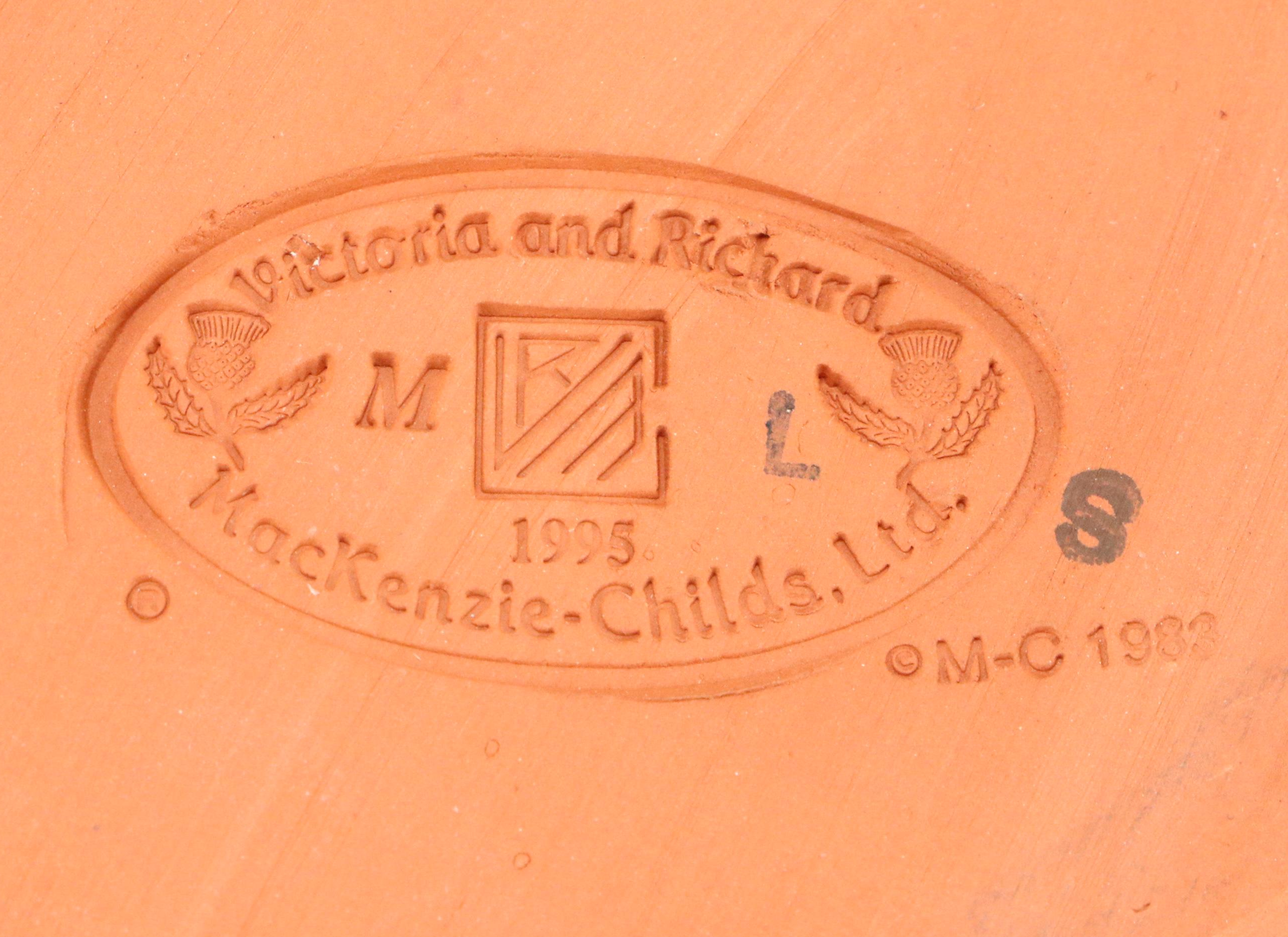 MacKenzie-Childs "Odd Fellows" Jar