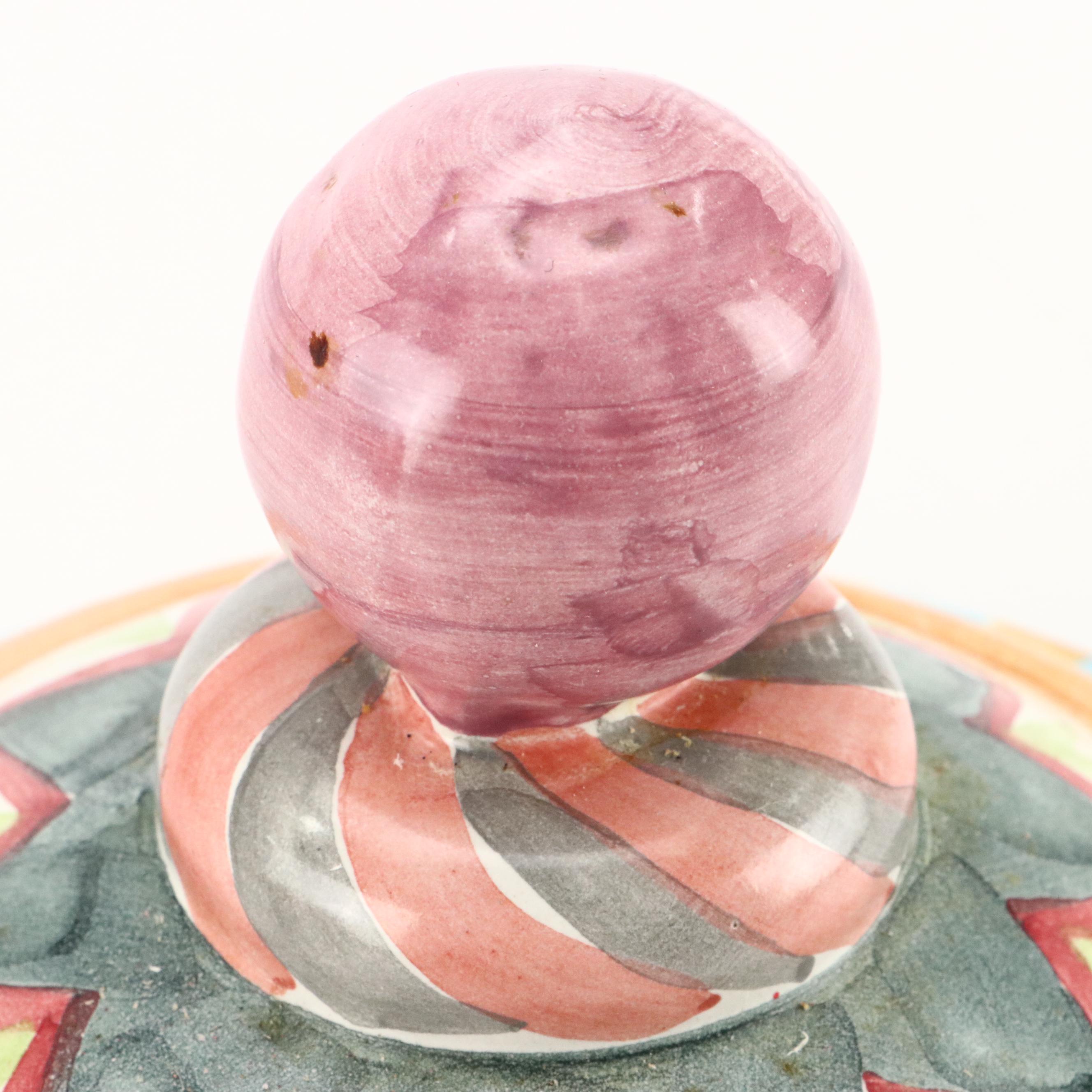 MacKenzie-Childs "Odd Fellows" Jar