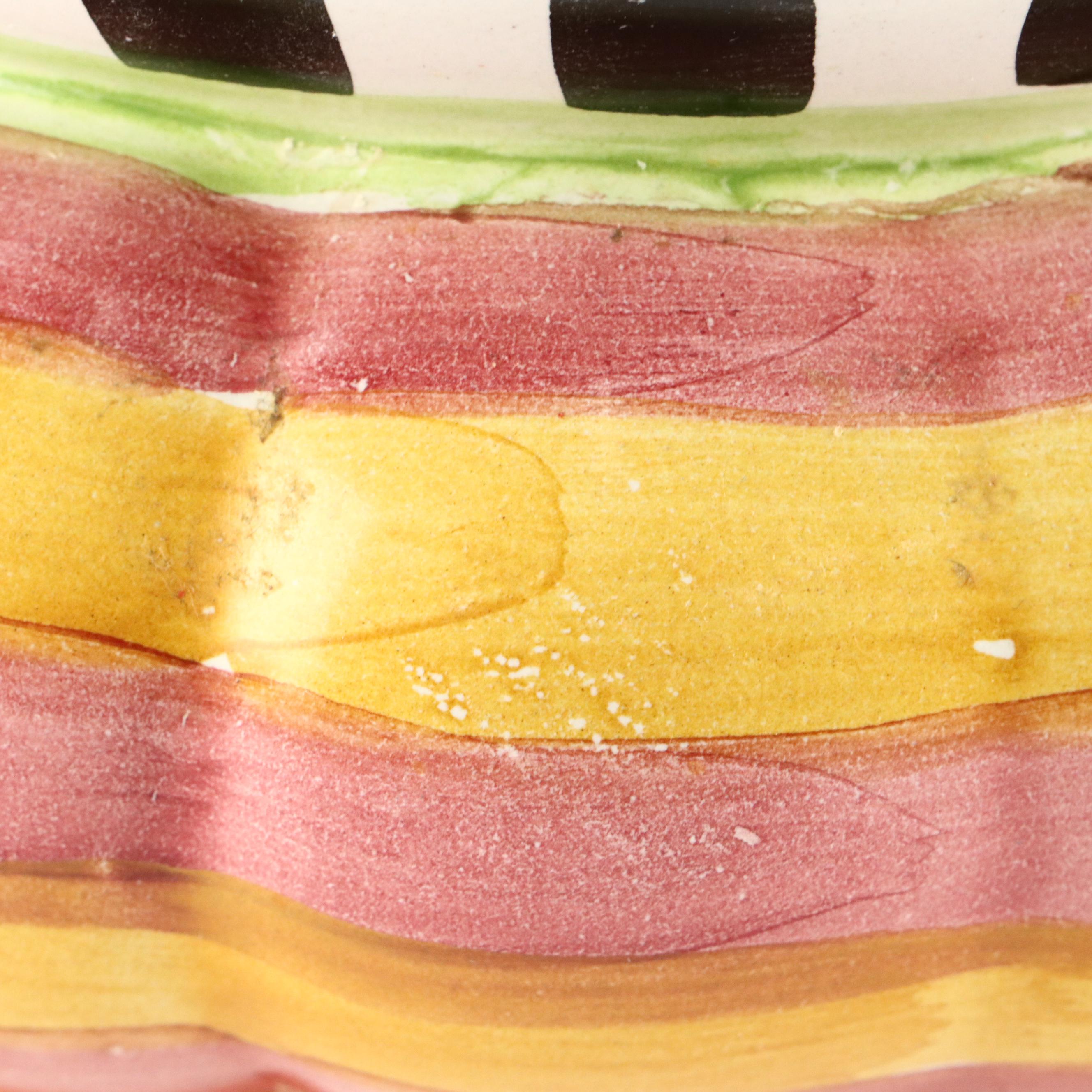 MacKenzie-Childs "Odd Fellows" Jar