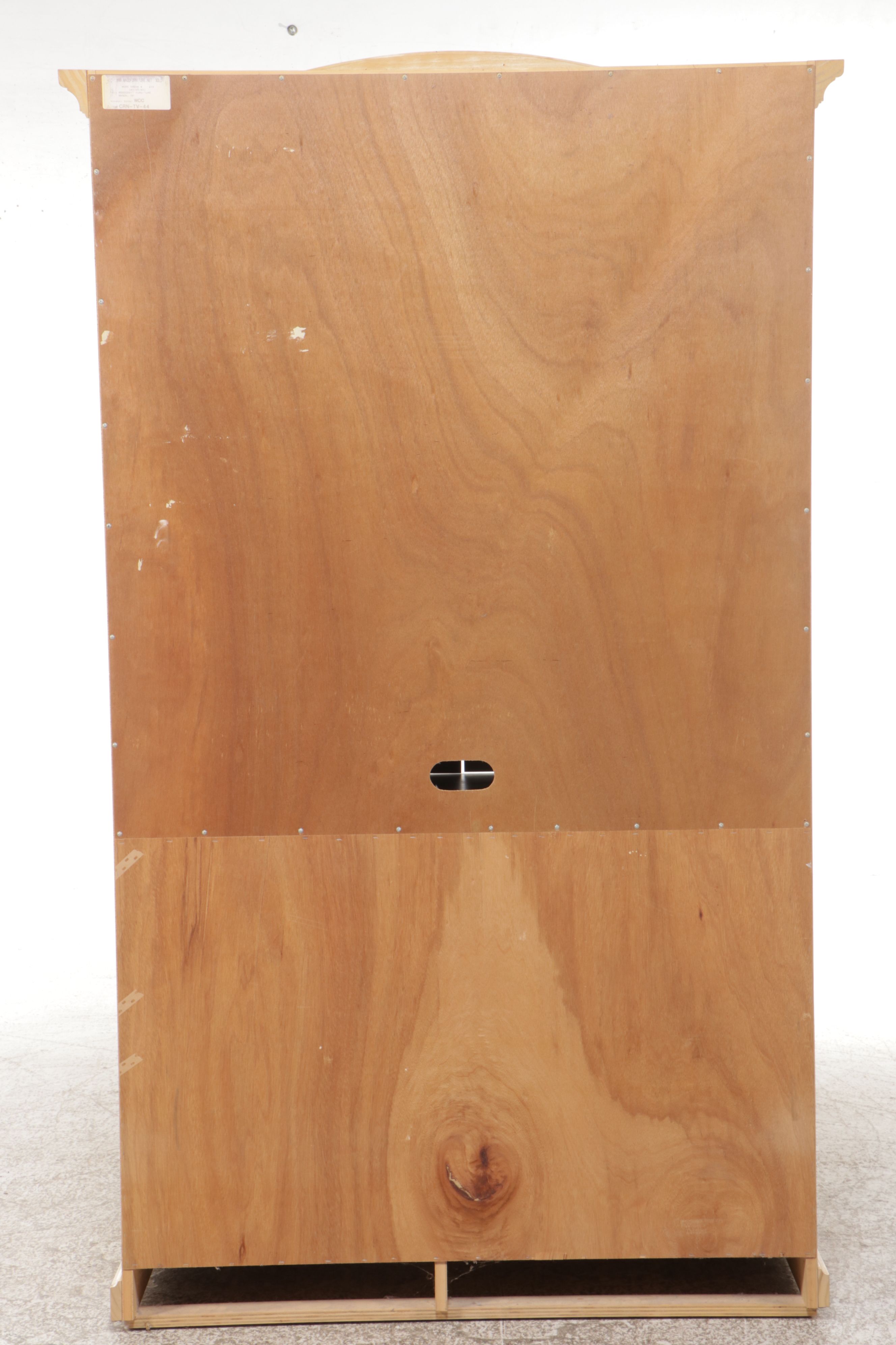 Woodcraft Furniture Painted Yellow Media Cabinet