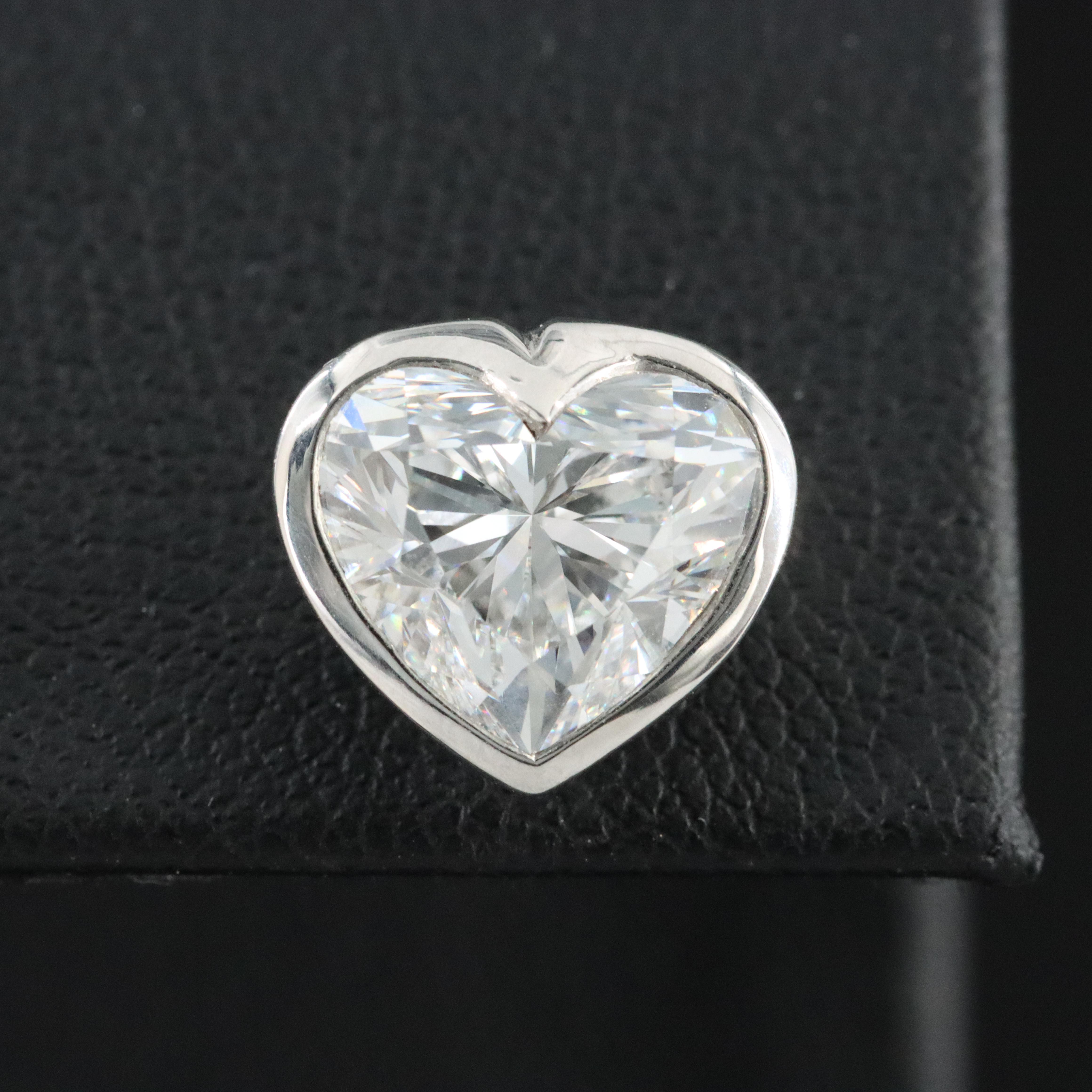 Platinum 4.84 CTW Lab Grown Diamond Stud Earrings with IGI Reports