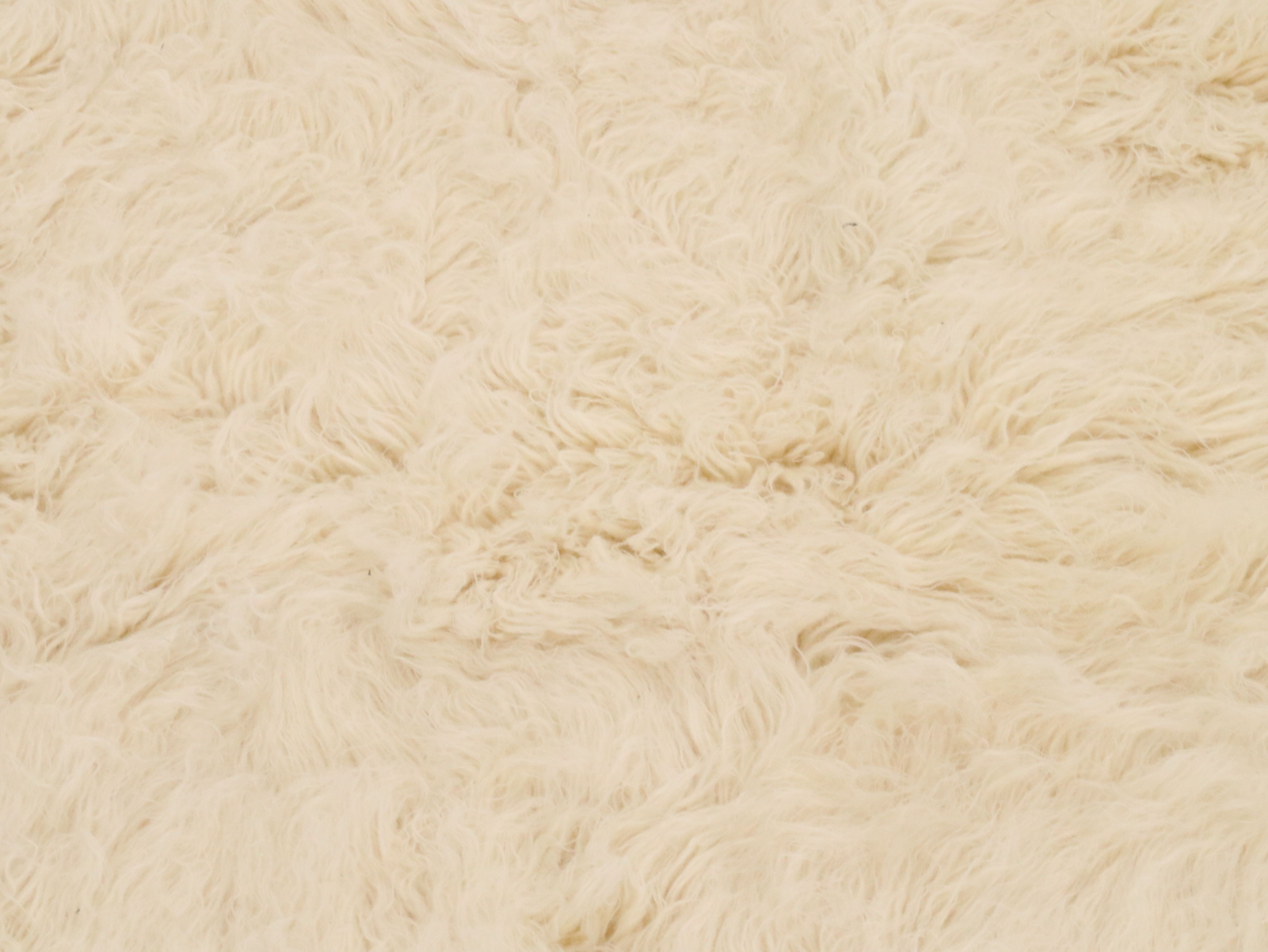 9'4 x 12'3 Handwoven Karamichos Mazarakis Flokati Room-Sized Rug