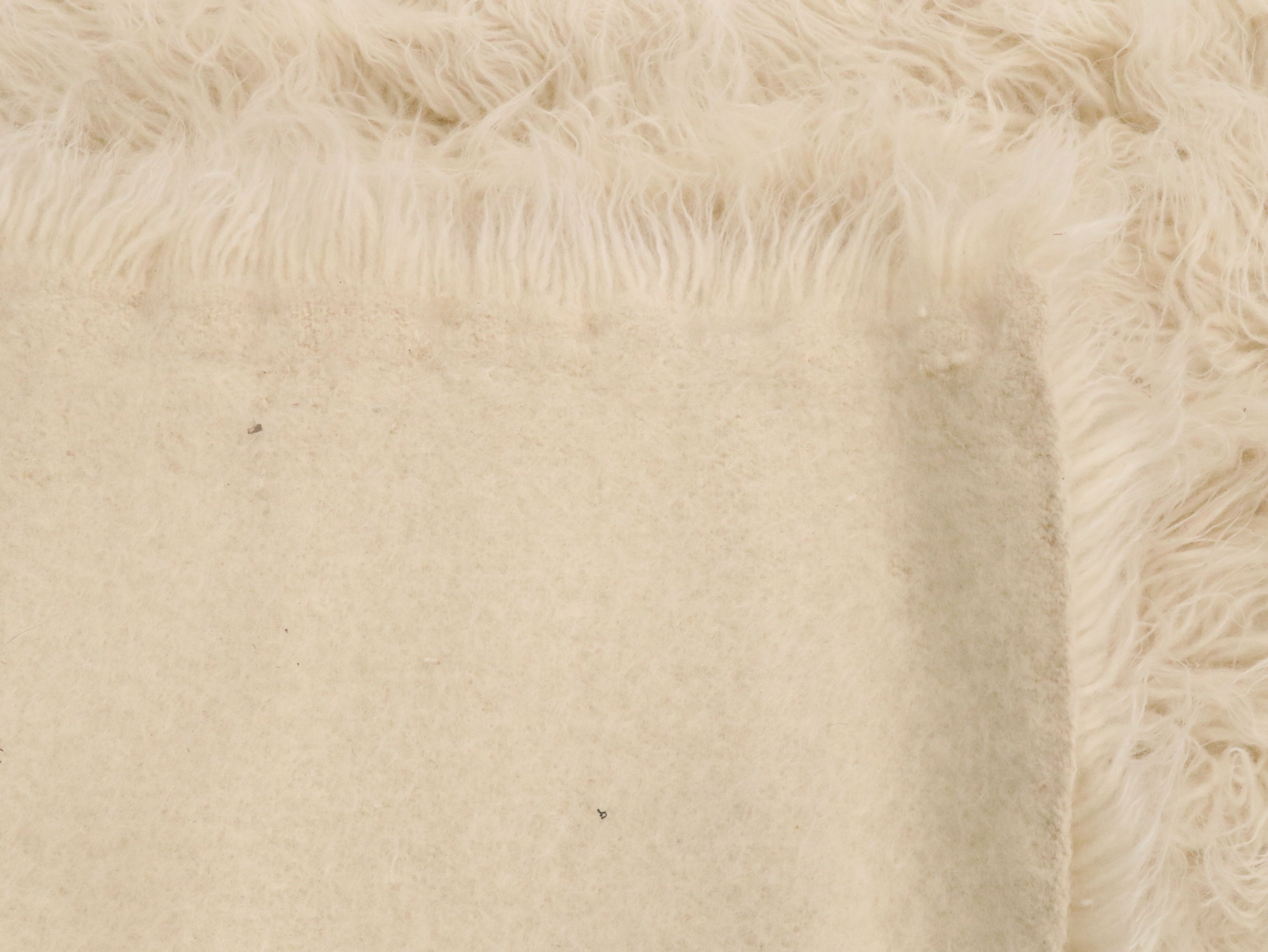 9'4 x 12'3 Handwoven Karamichos Mazarakis Flokati Room-Sized Rug