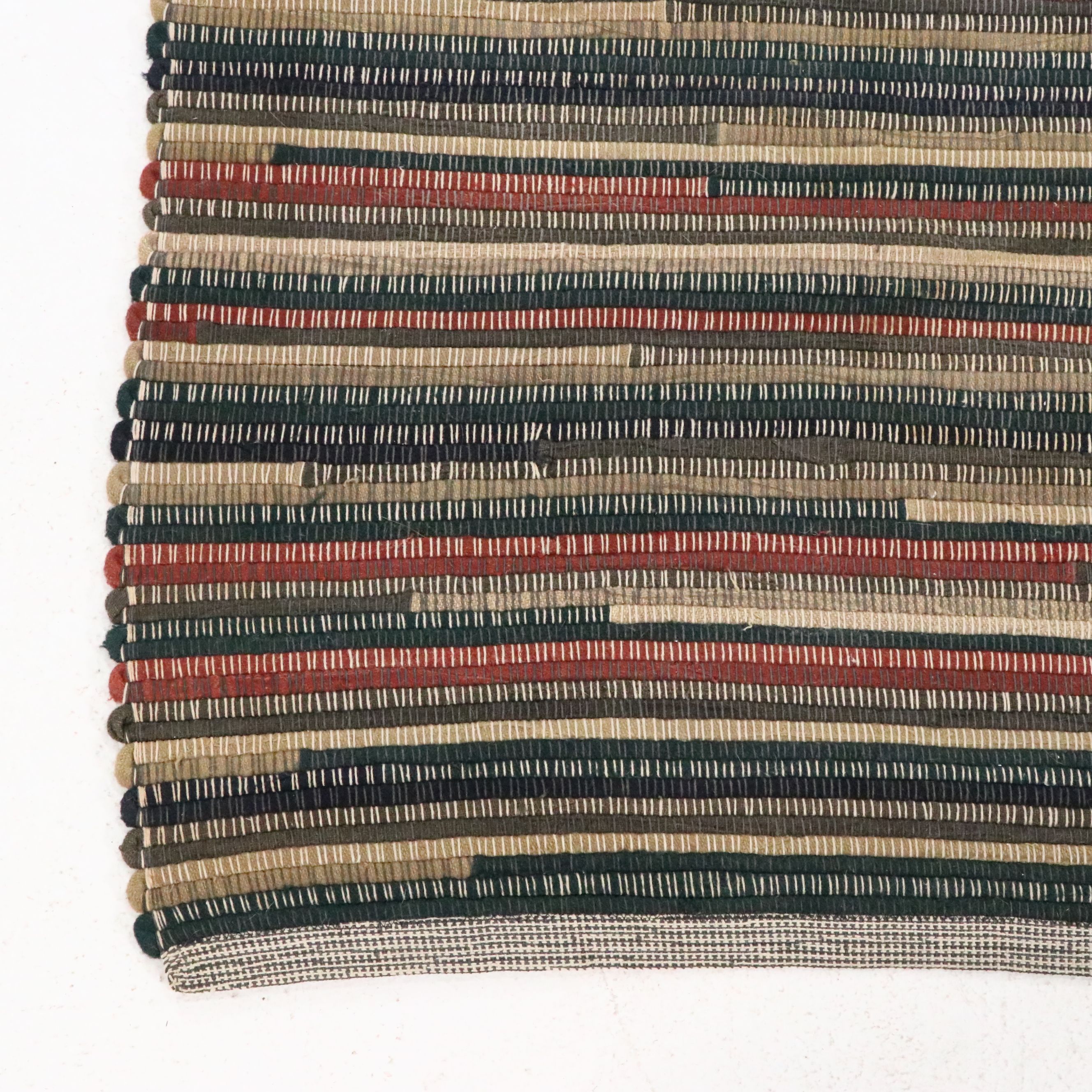 6' x 9'1 Handwoven Rag Area Rug