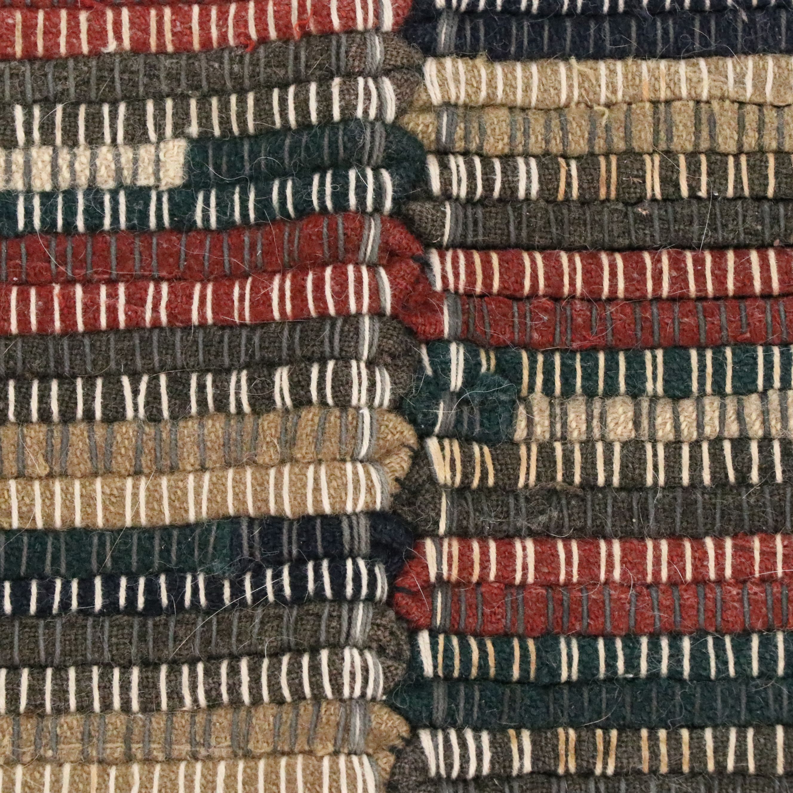 6' x 9'1 Handwoven Rag Area Rug