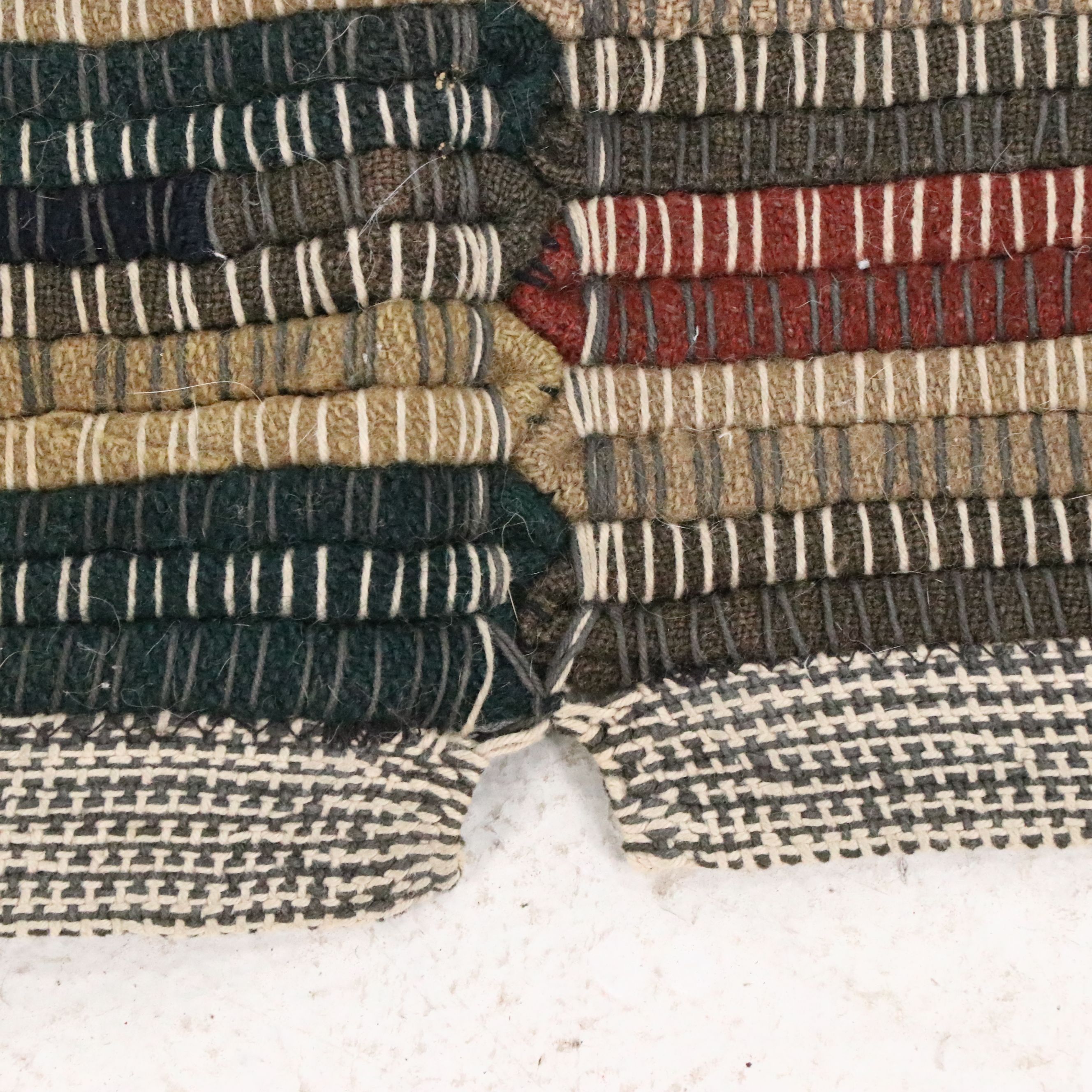 6' x 9'1 Handwoven Rag Area Rug