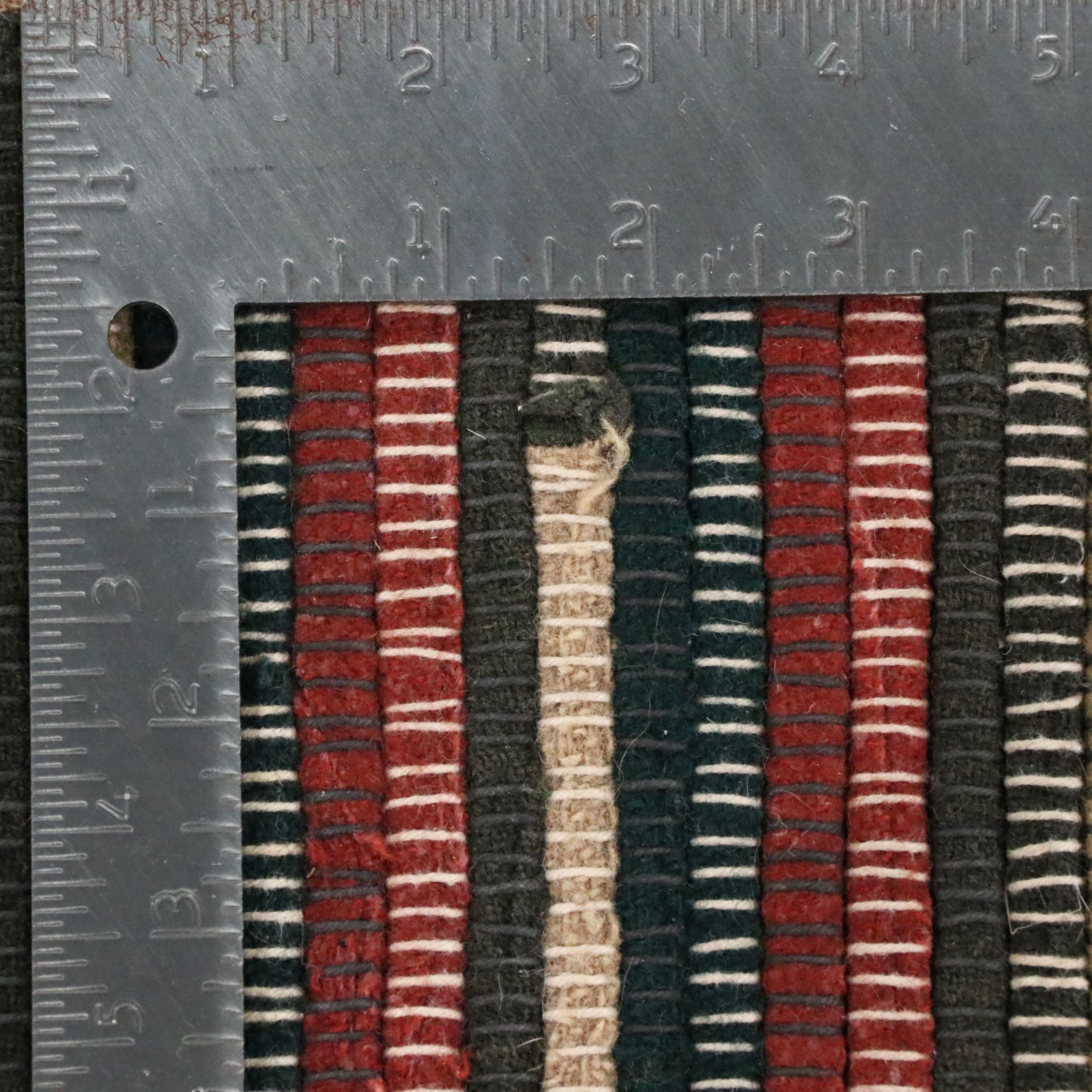 6' x 9'1 Handwoven Rag Area Rug