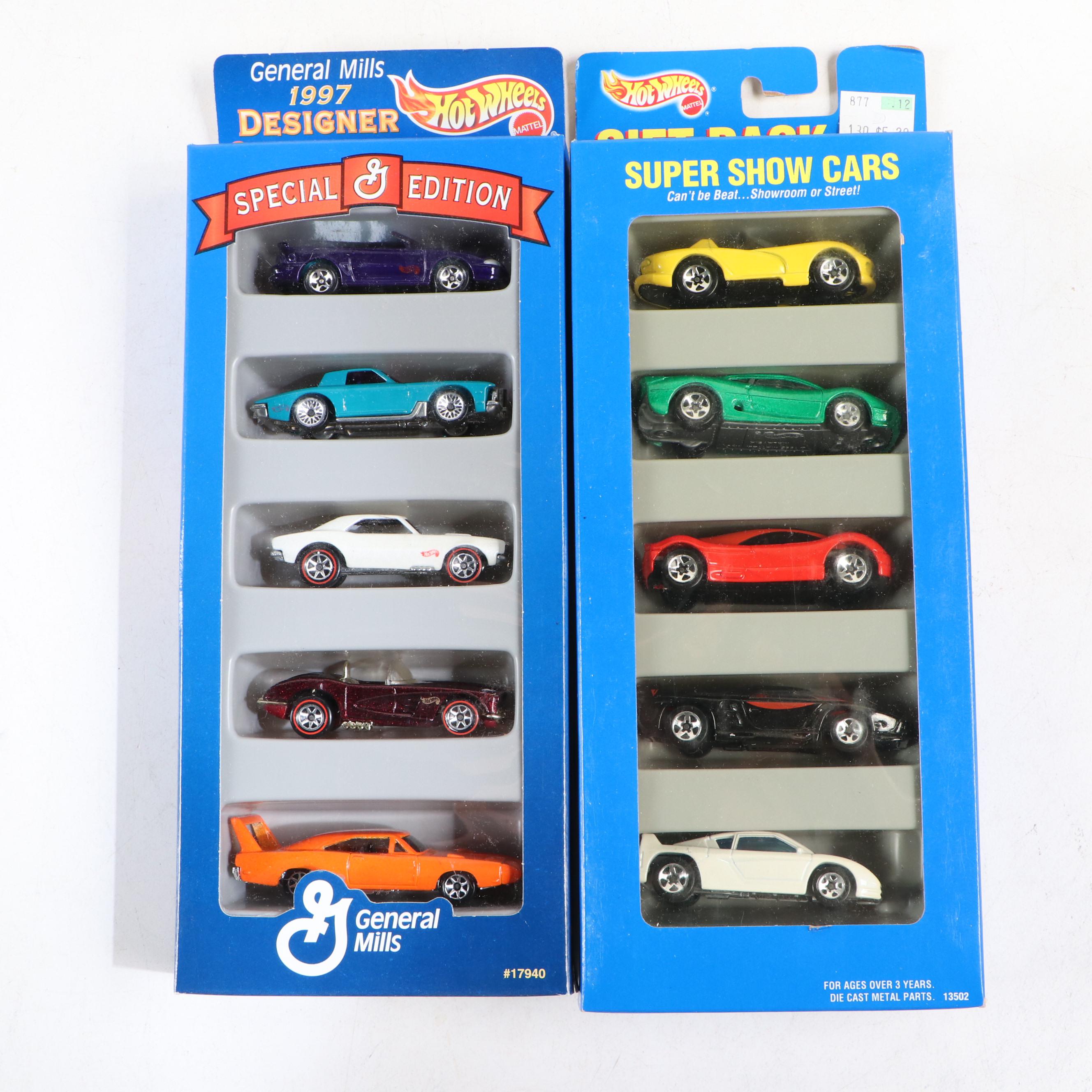 Hot Wheels 20th Anniversary Limited Edition Gift Pack and More, 1980s-1990s