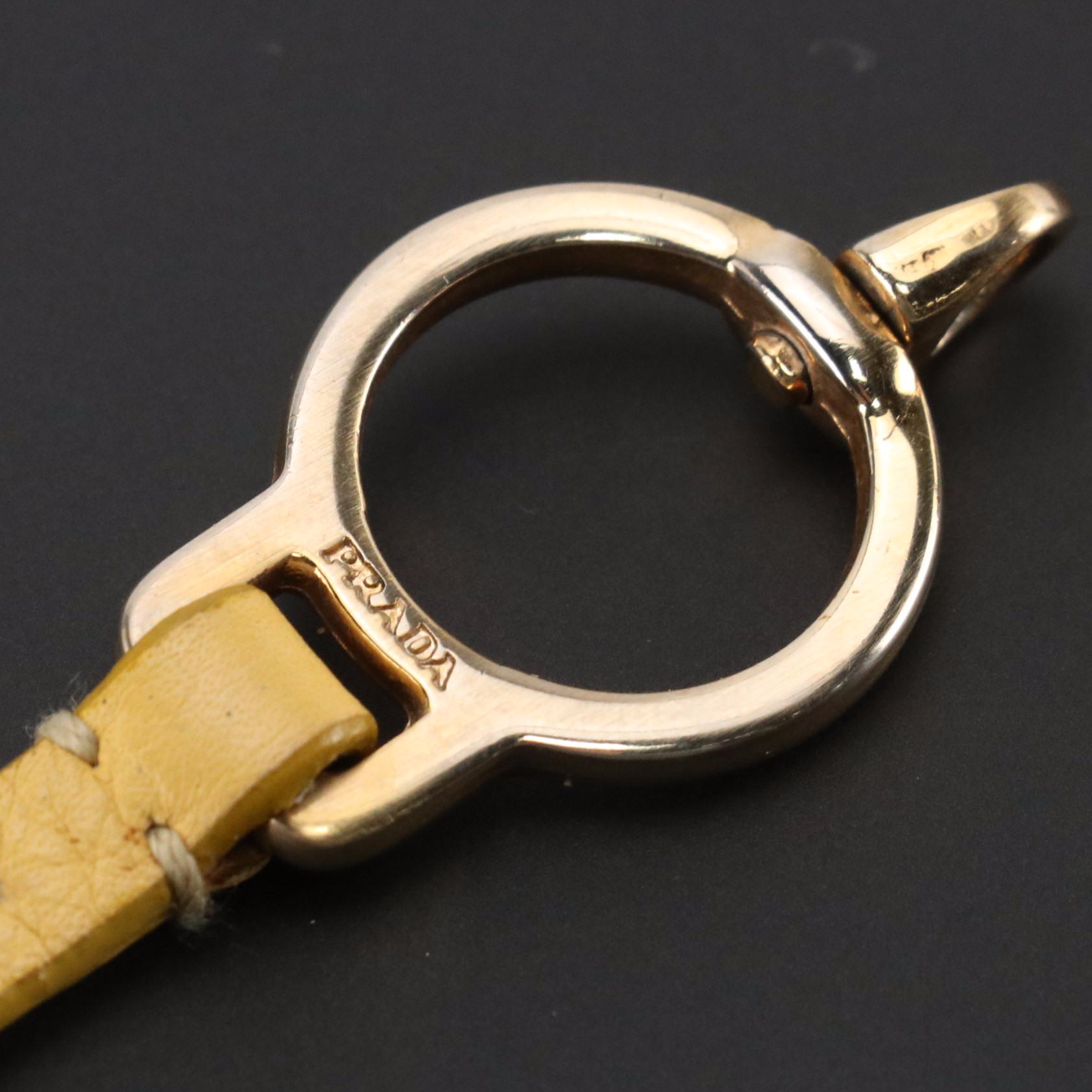 Prada Leather Choker Necklace