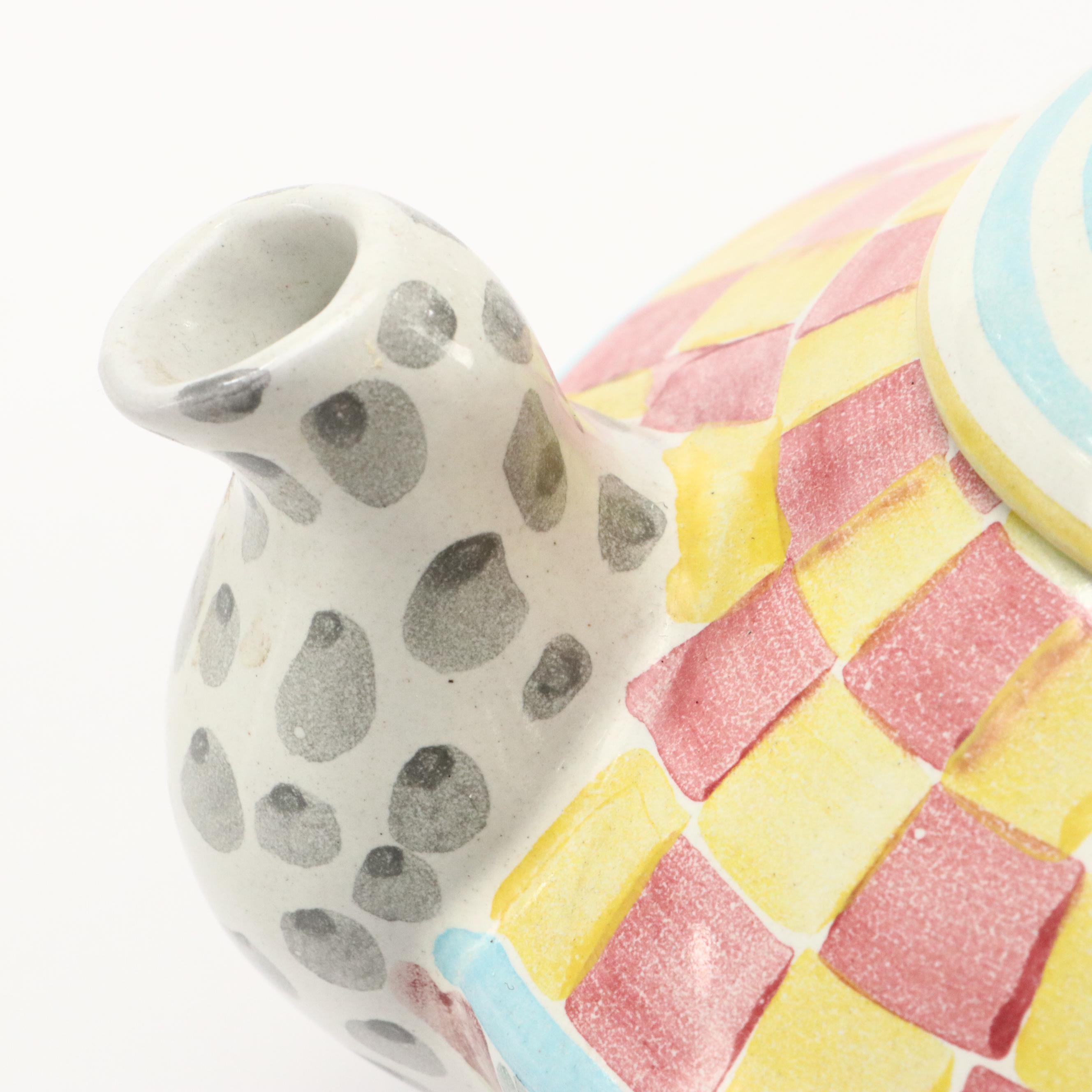 MacKenzie-Childs "Wallcourt Imrie" Ceramic Teapot