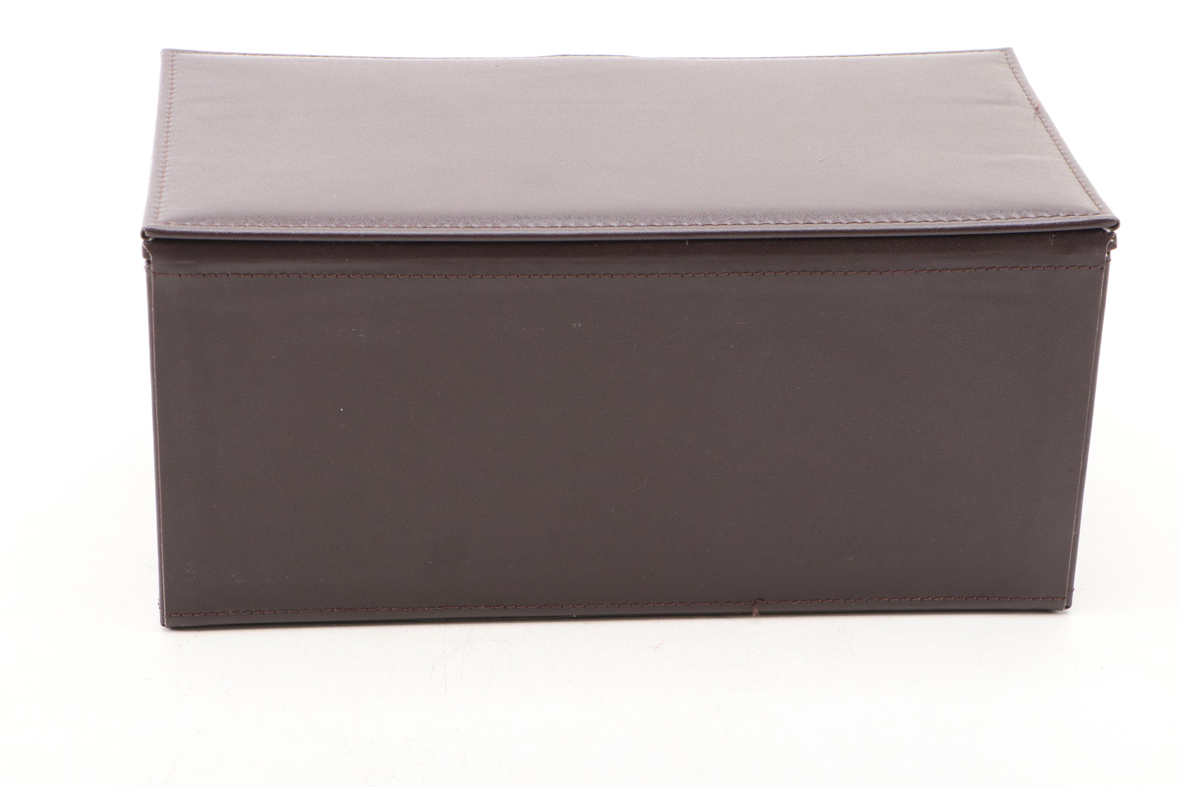 Faux-Leather Storage and Milano Series Jewelry Boxes