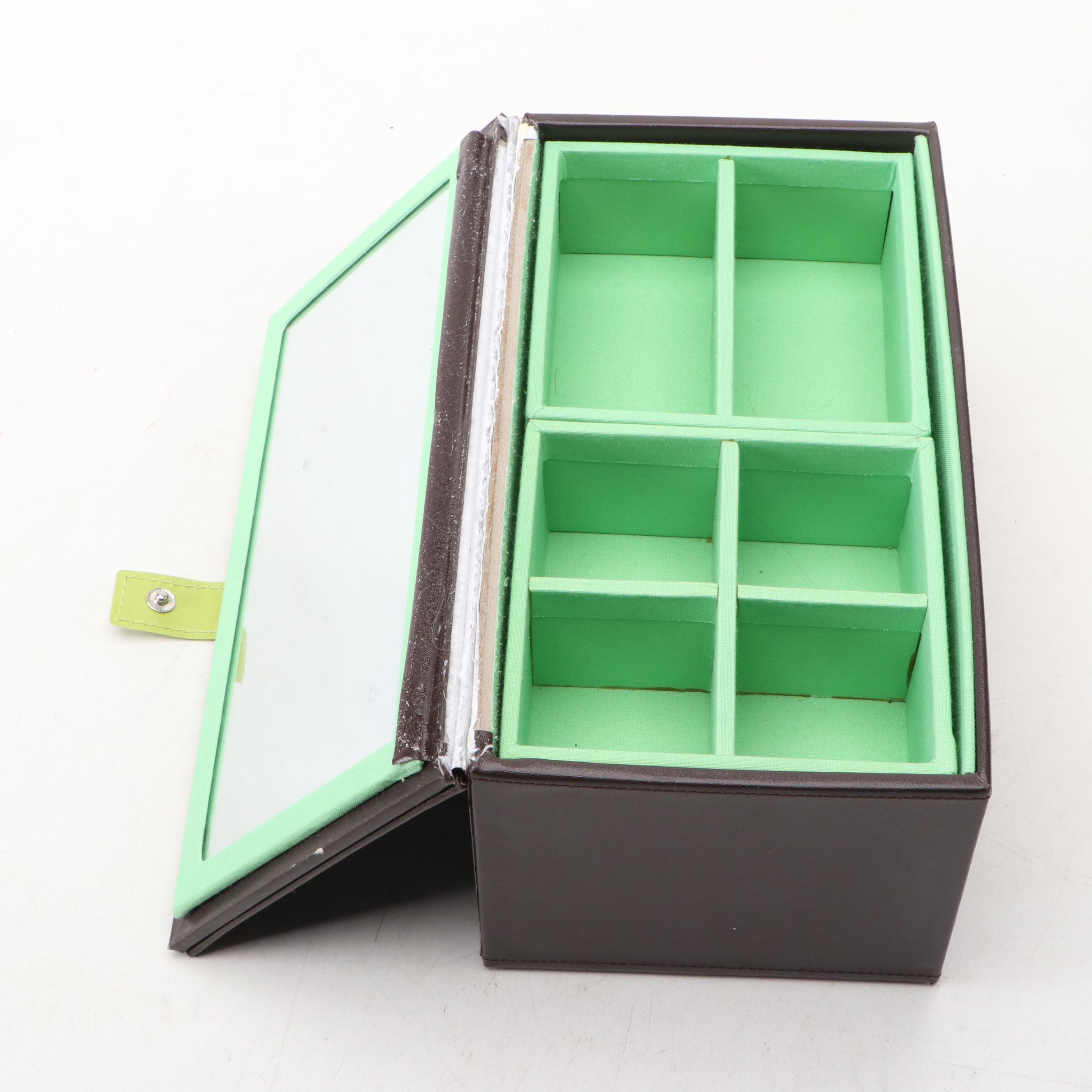 Faux-Leather Storage and Milano Series Jewelry Boxes