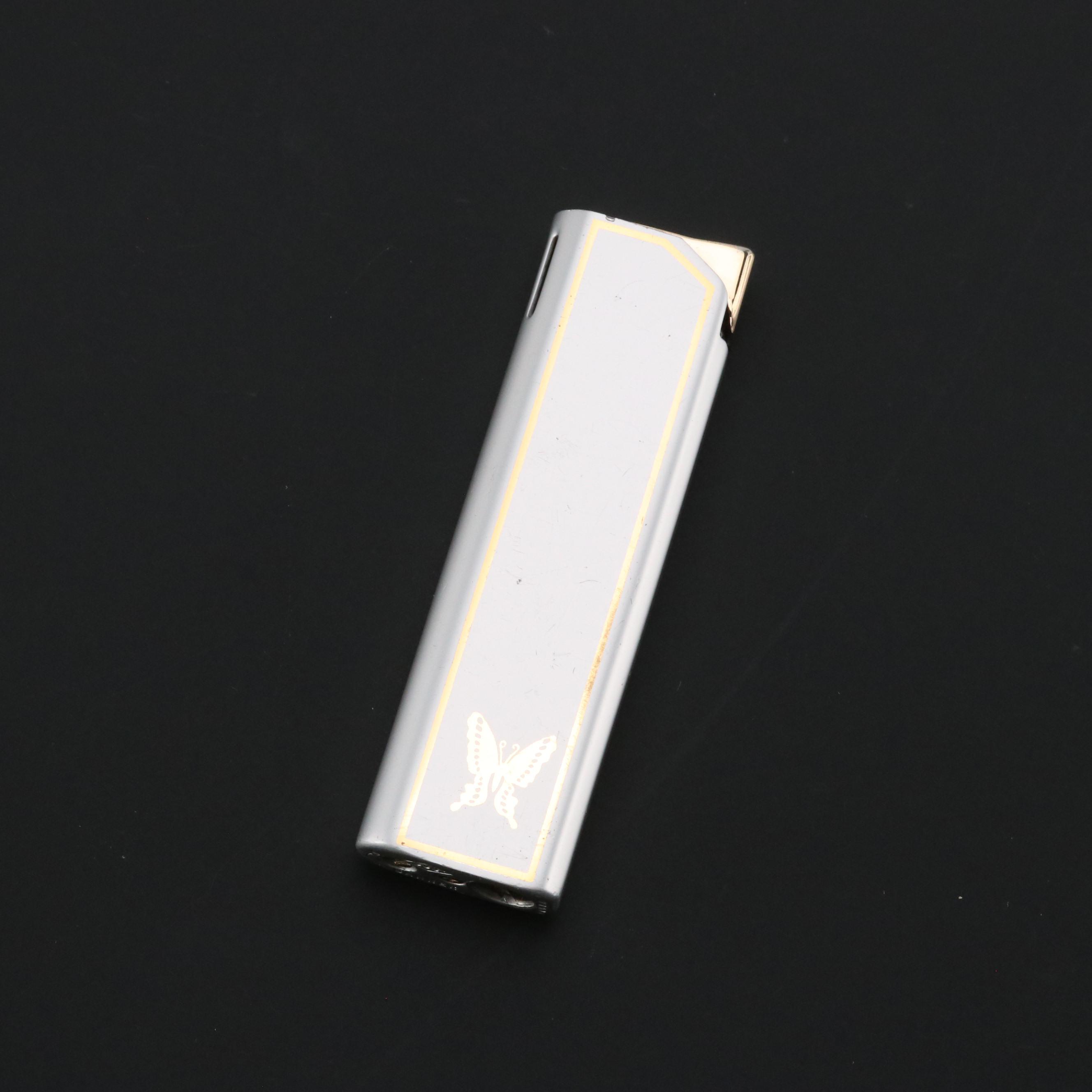 JJJ Banner Electronic Piezo Butane Lighter with Box