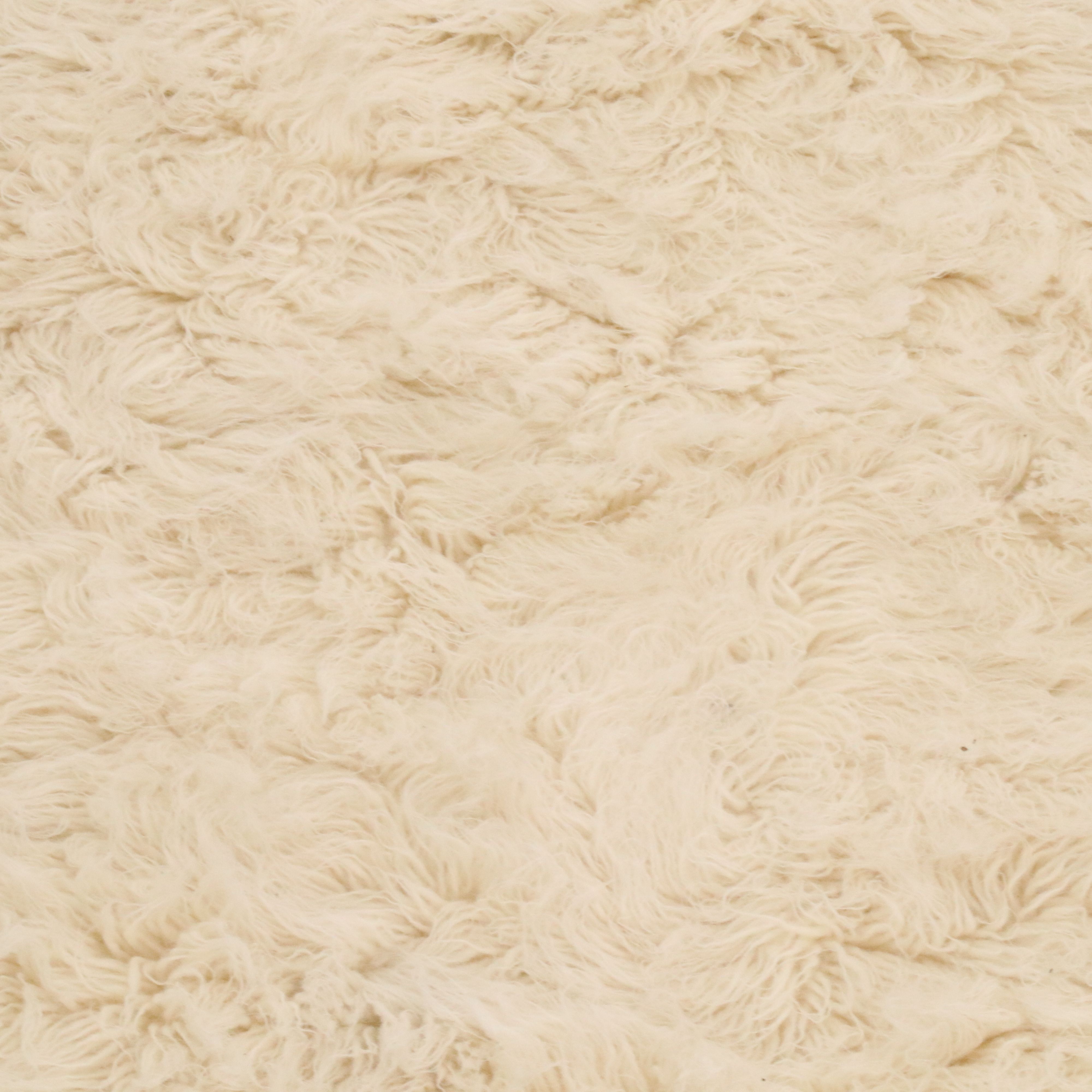 9'1 x 12'3 Handwoven Karamichos Mazarakis Flokati Room-Sized Rug