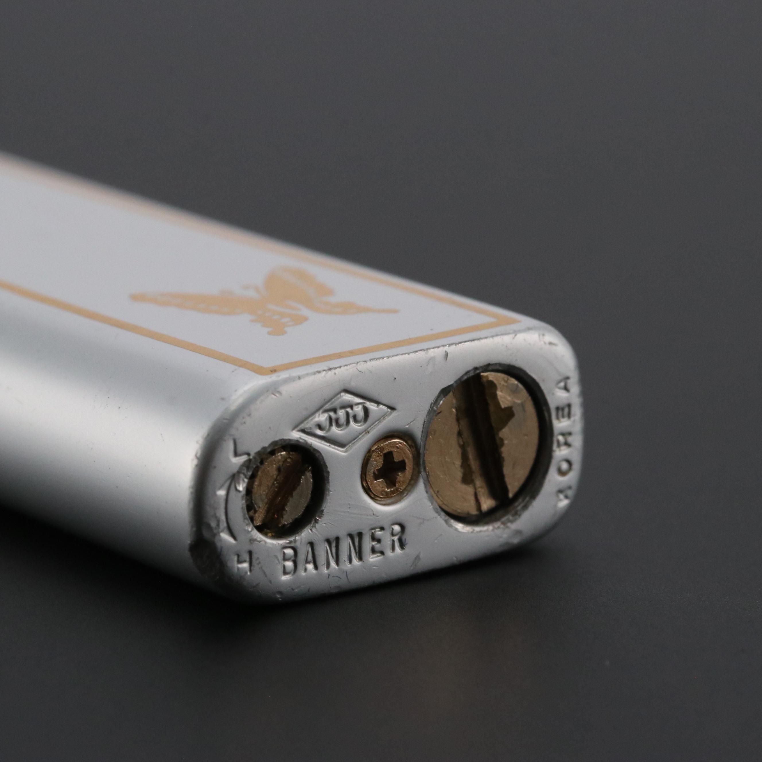 JJJ Banner Electronic Piezo Butane Lighter with Box