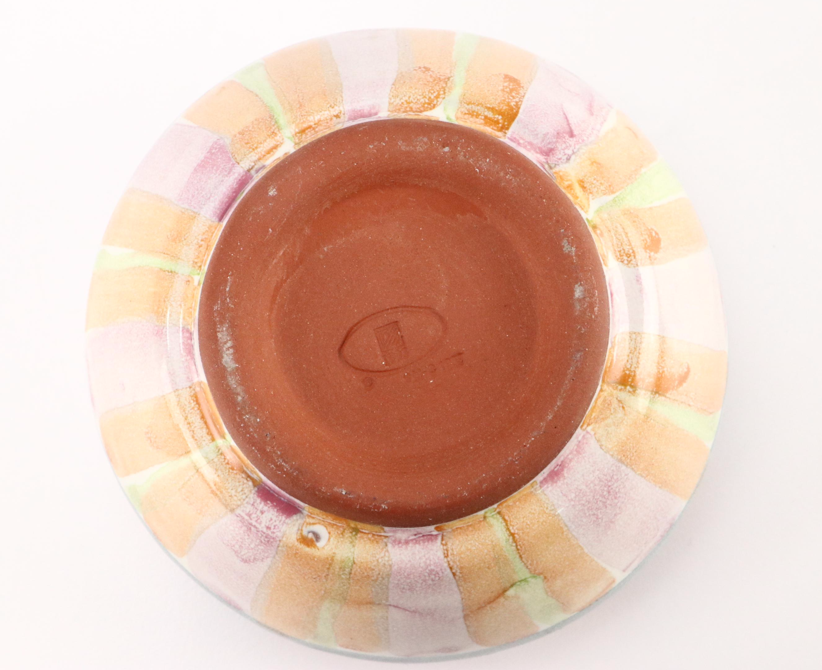 MacKenzie-Childs Open Sugar Bowl and "Cayuga" Open Chowder Bowl