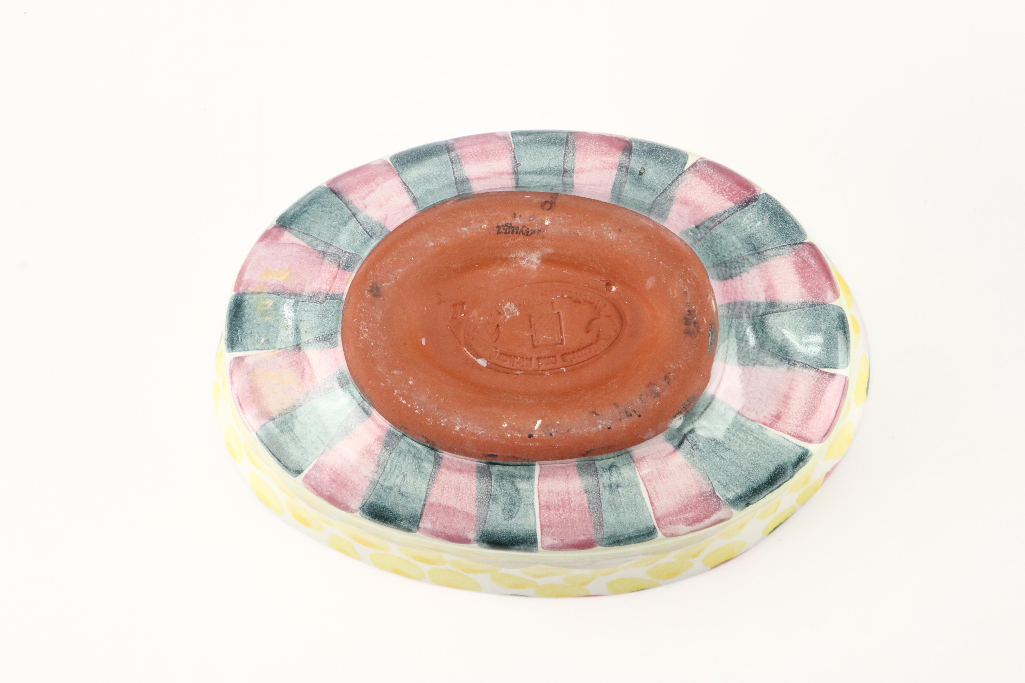 MacKenzie-Childs Open Sugar Bowl and "Cayuga" Open Chowder Bowl