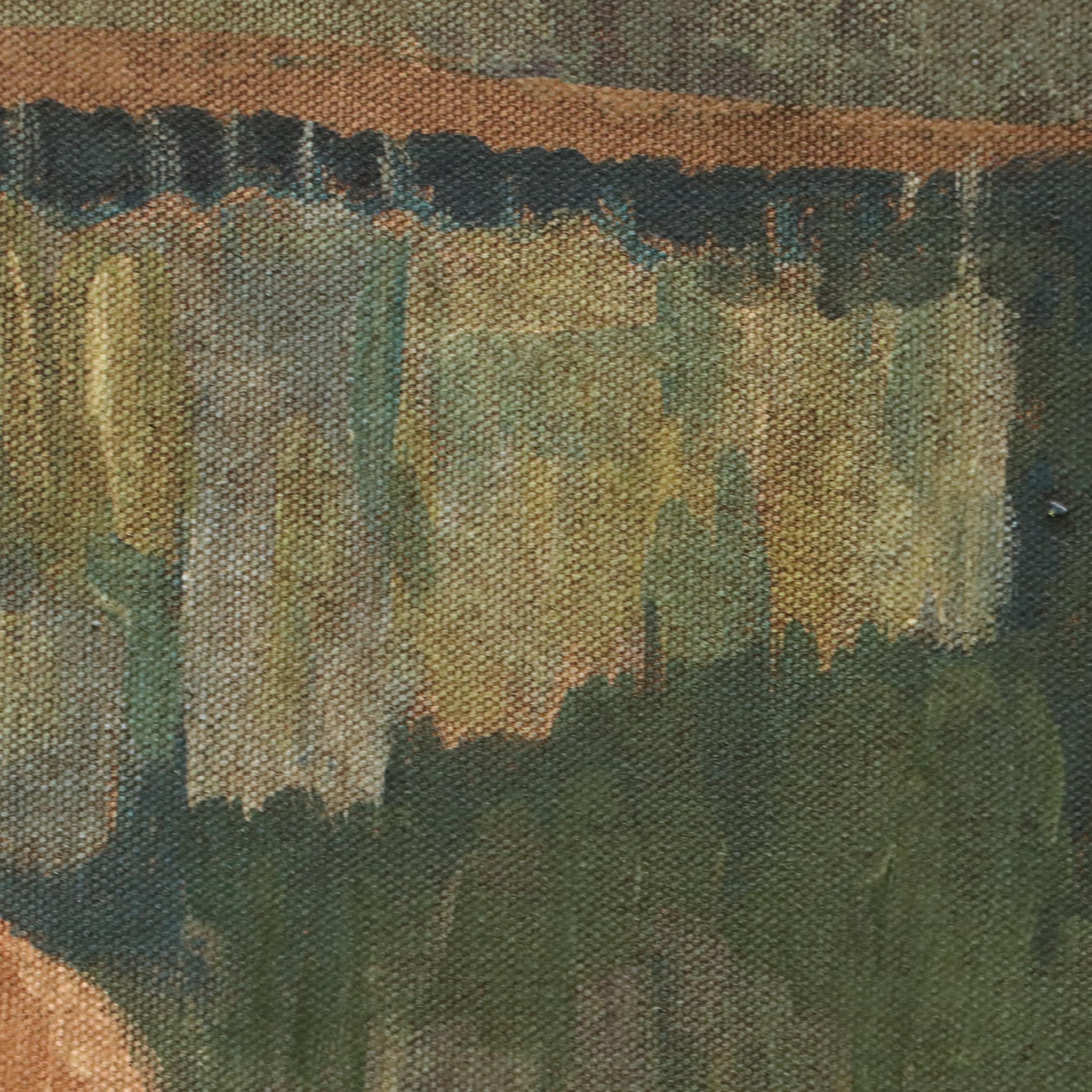 Standing Female Nude Oil Painting After Camille Pissarro