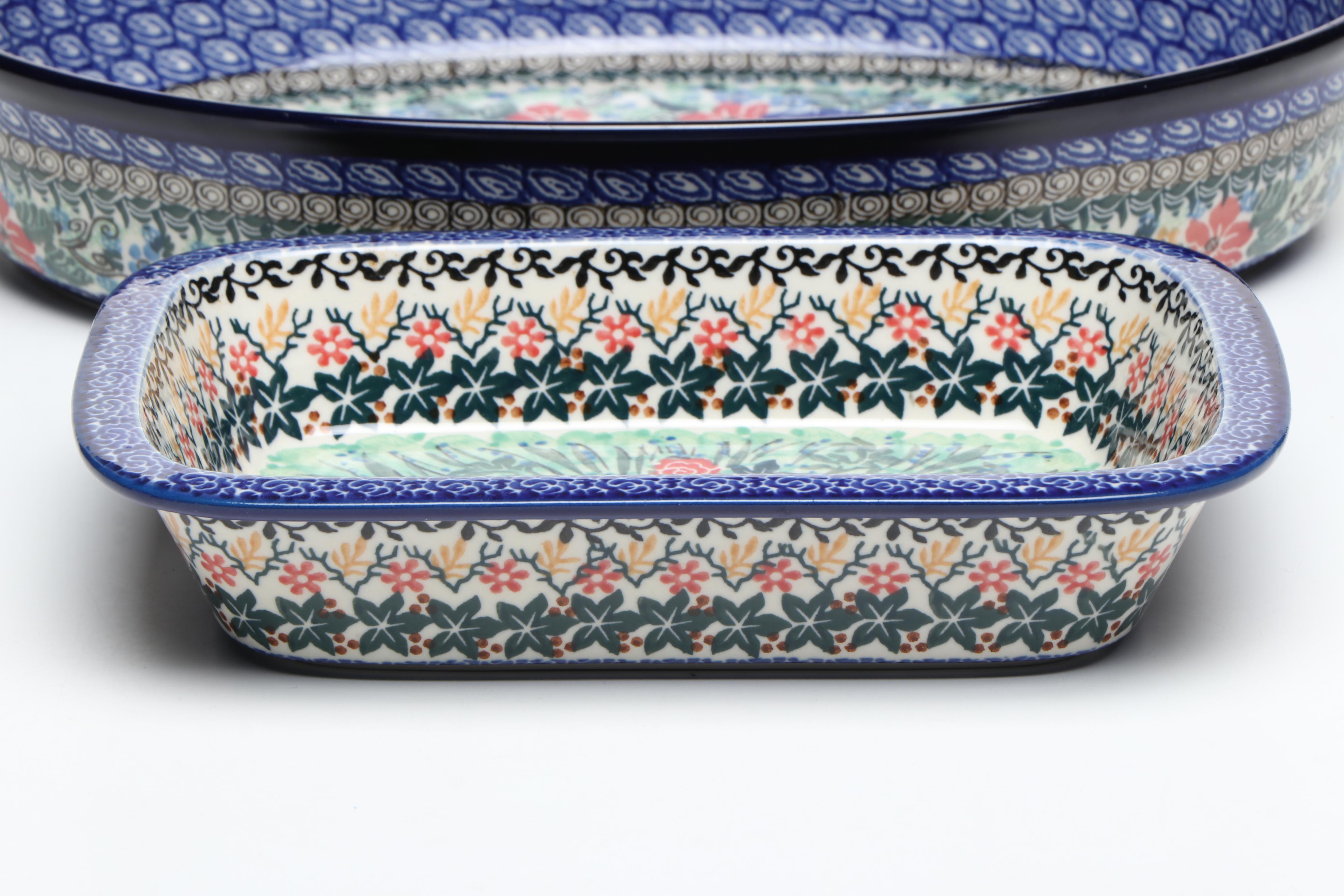 Unikat Polish Handmade Ceramic Casserole Dishes