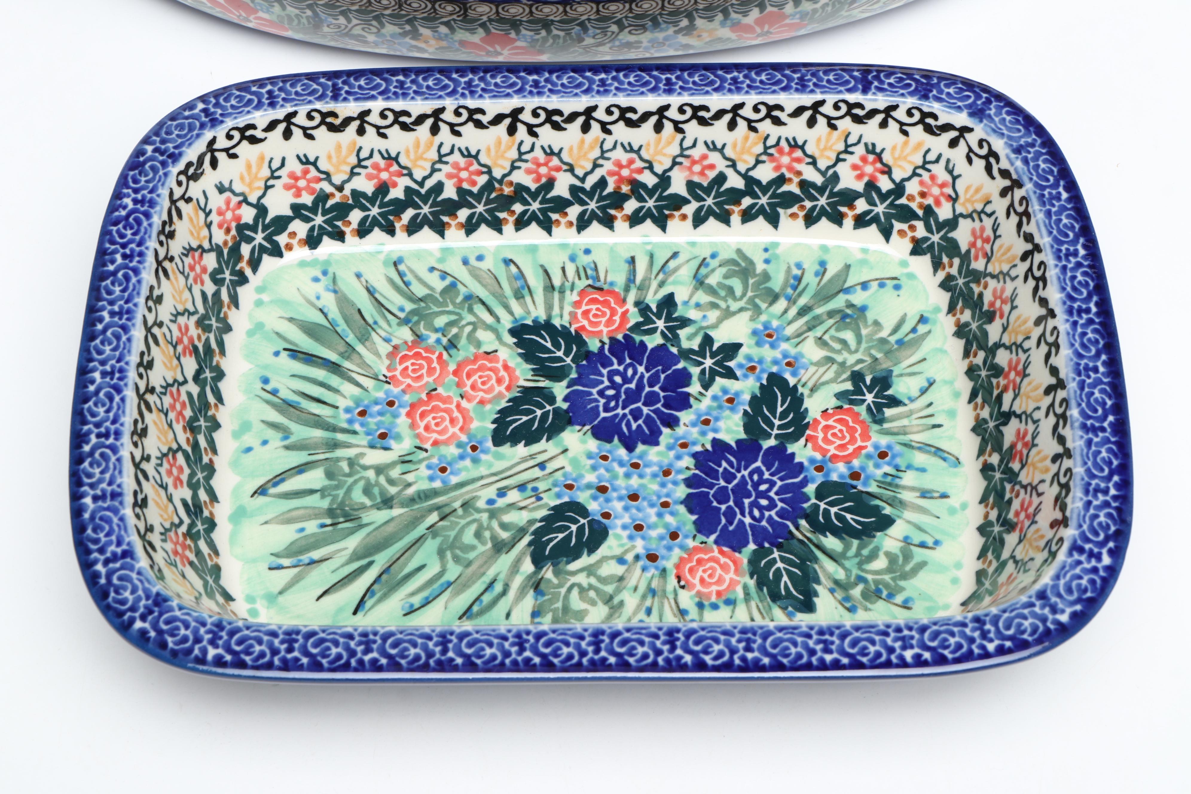 Unikat Polish Handmade Ceramic Casserole Dishes
