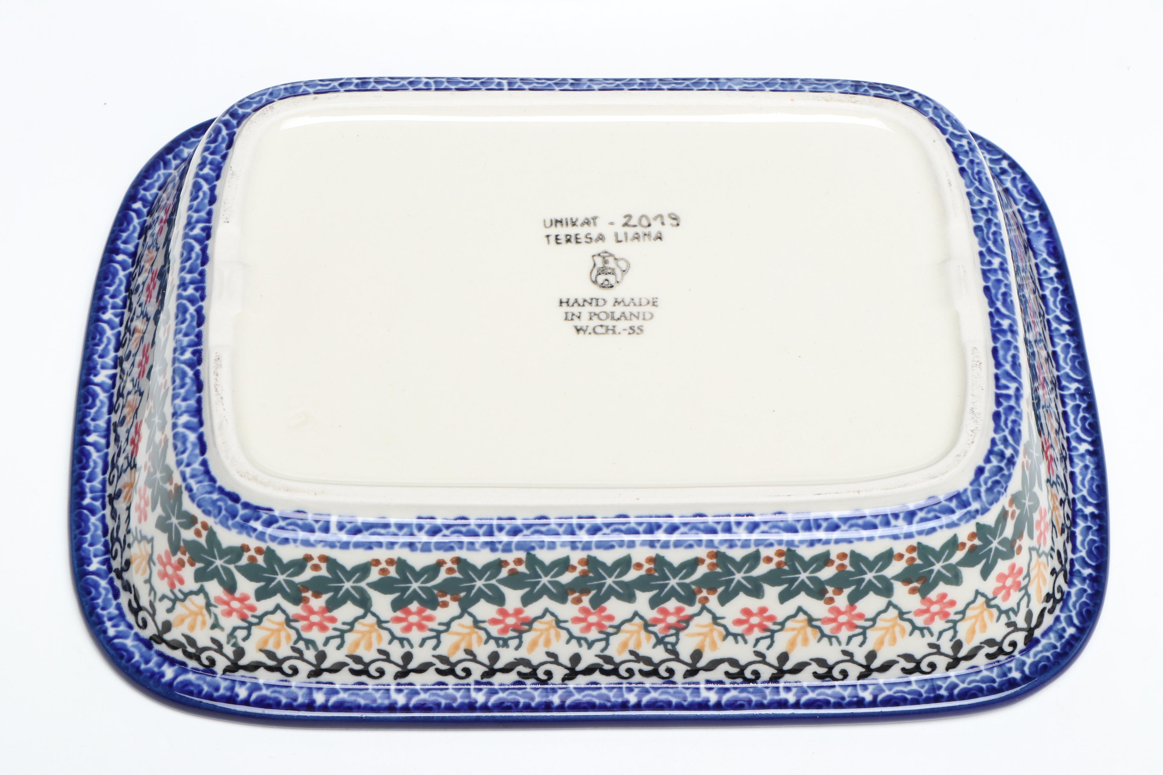 Unikat Polish Handmade Ceramic Casserole Dishes