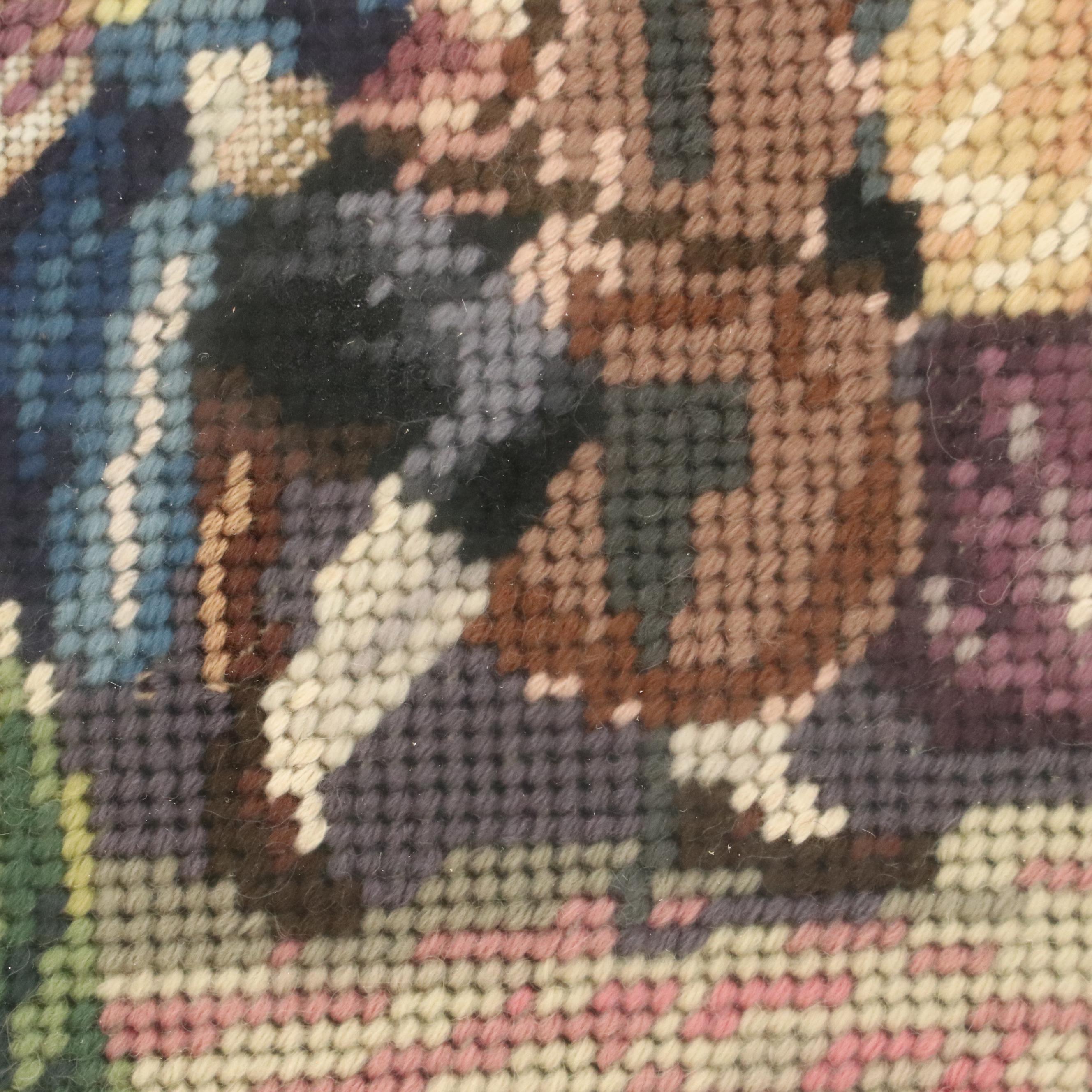 Needlepoint Panel "The Concert," Late 20th or Early 21st Century
