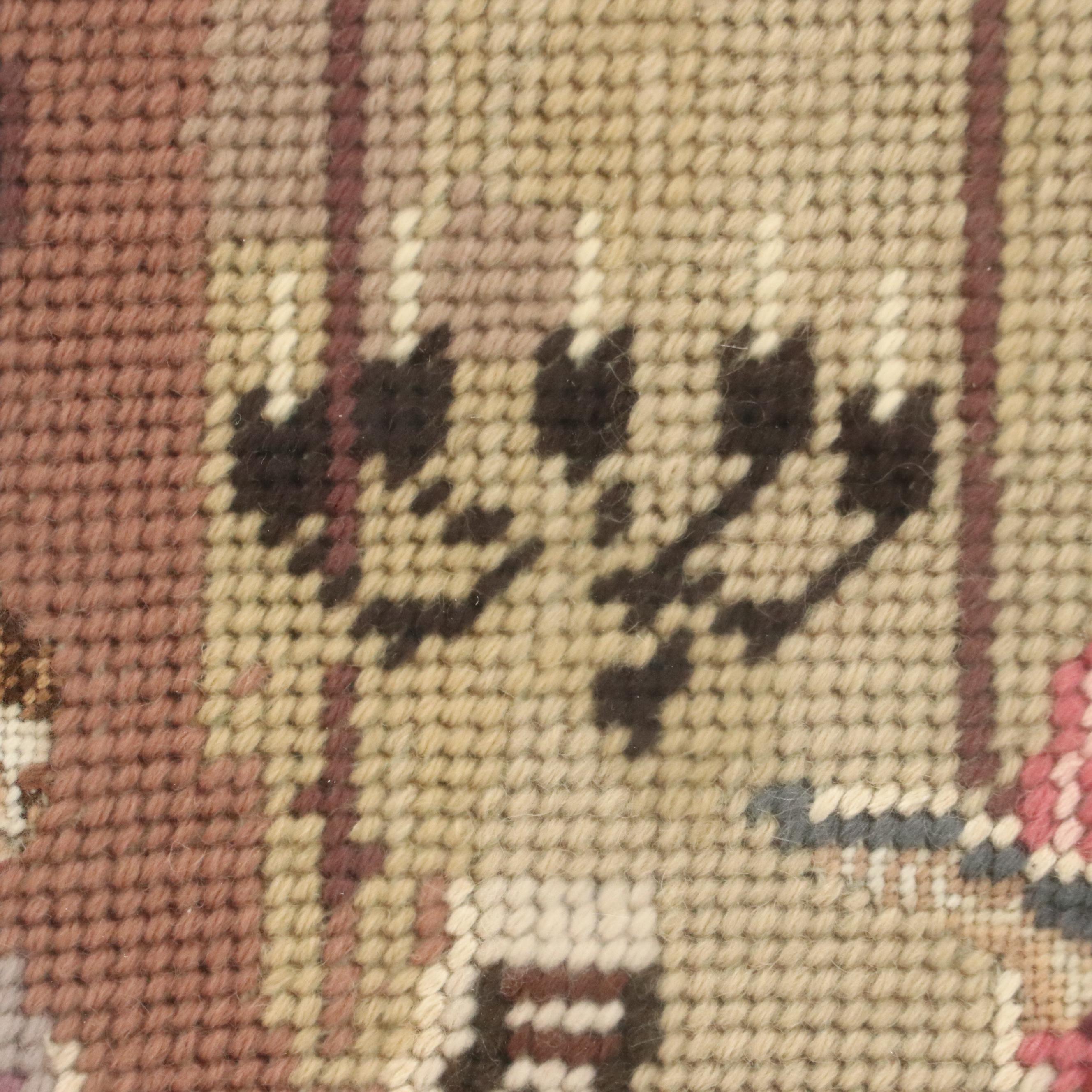 Needlepoint Panel "The Concert," Late 20th or Early 21st Century