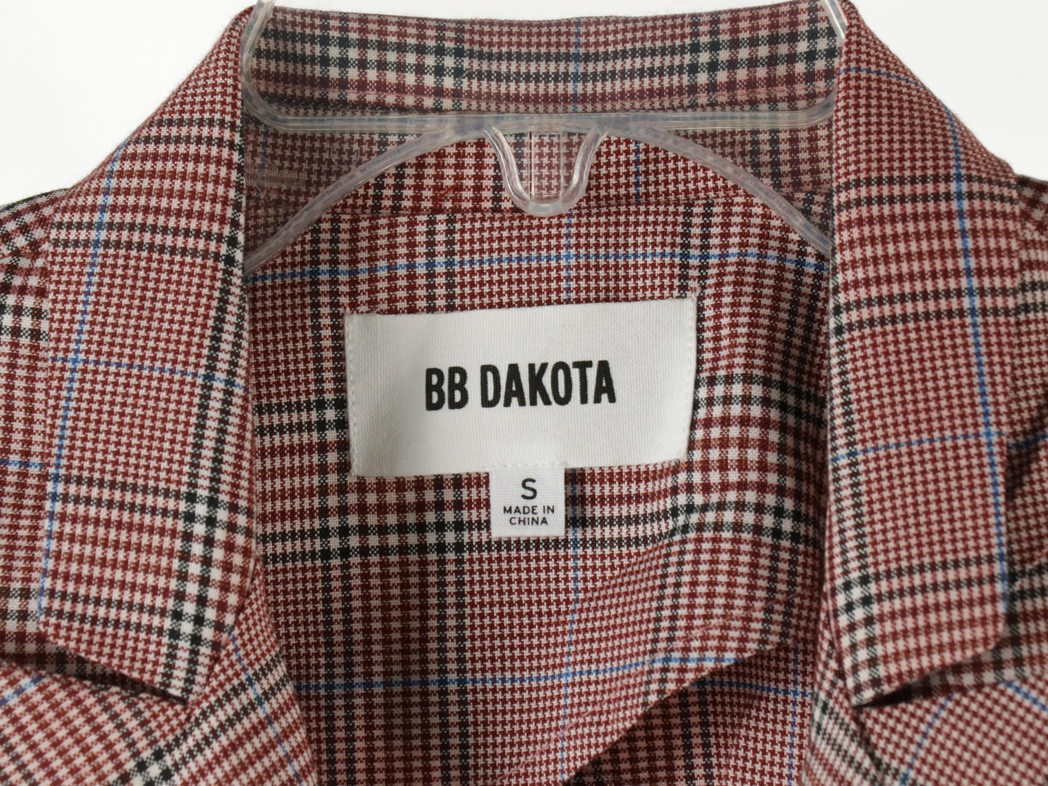 J. Crew Rhodes Pink Wool, BB Dakota Plaid and Topshop Black Blazers