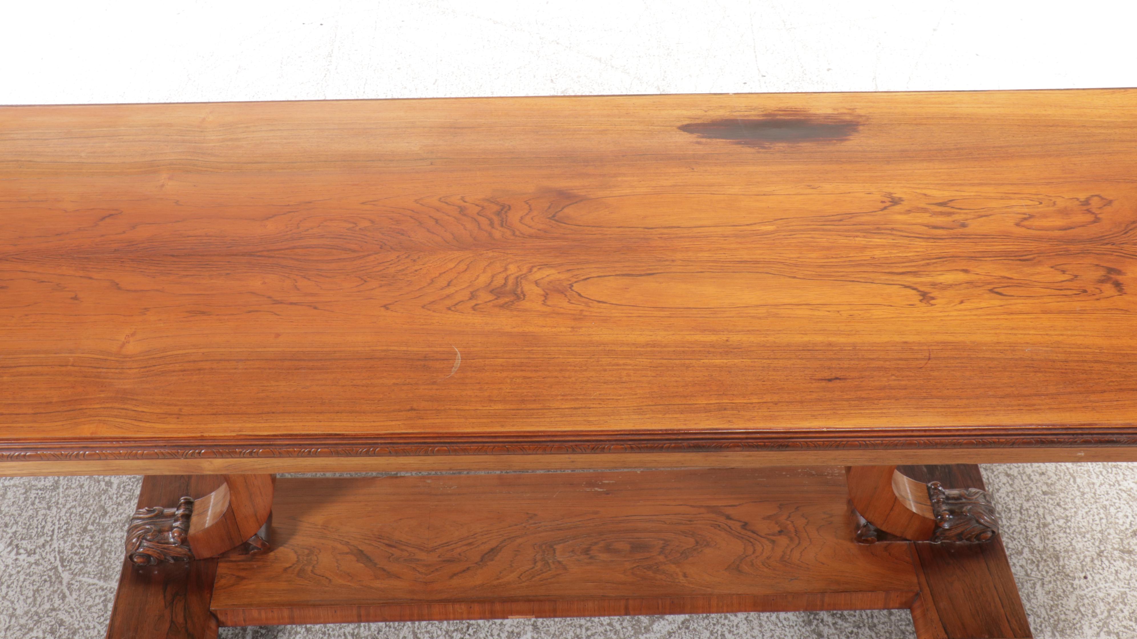 Venetian Style Wooden Console Table