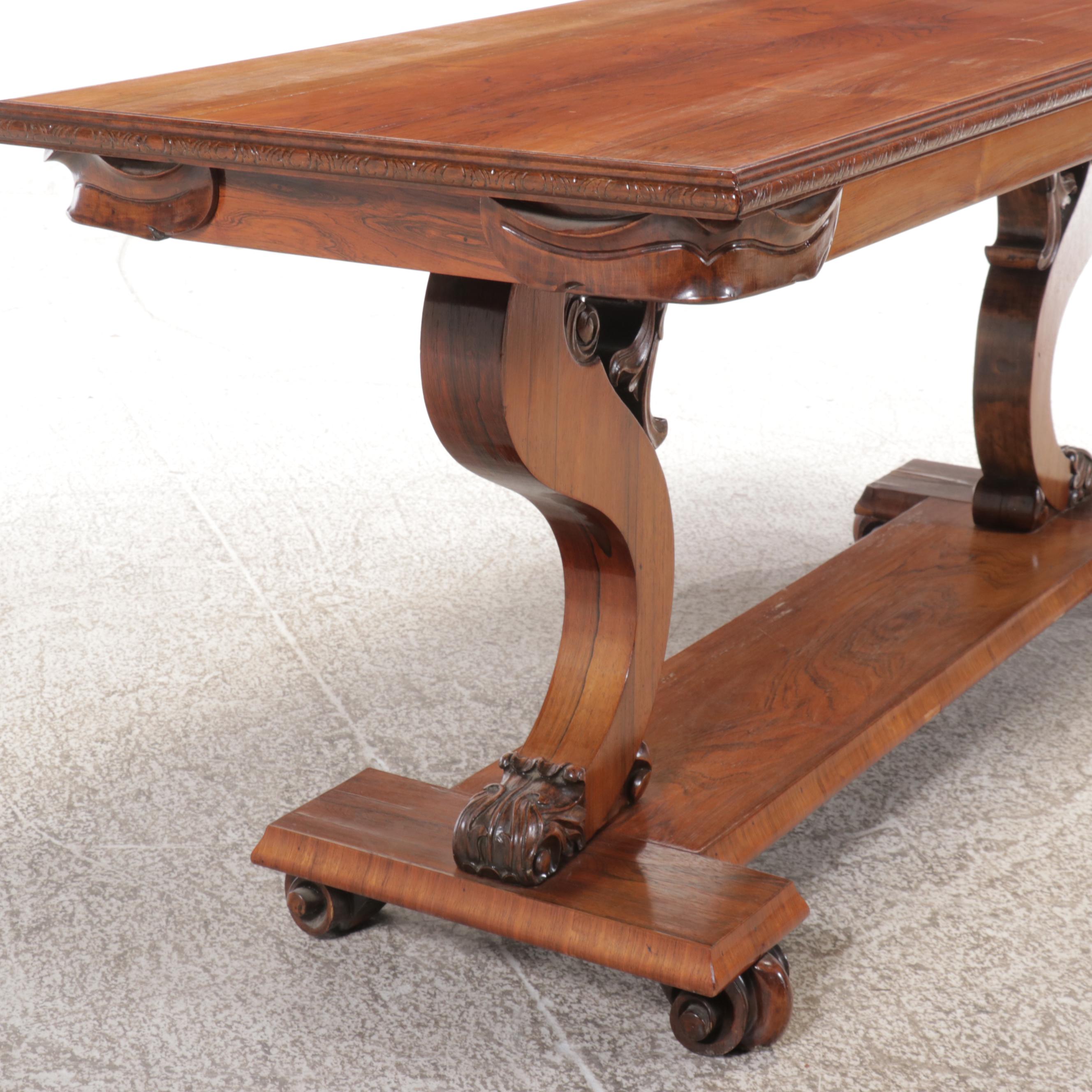 Venetian Style Wooden Console Table