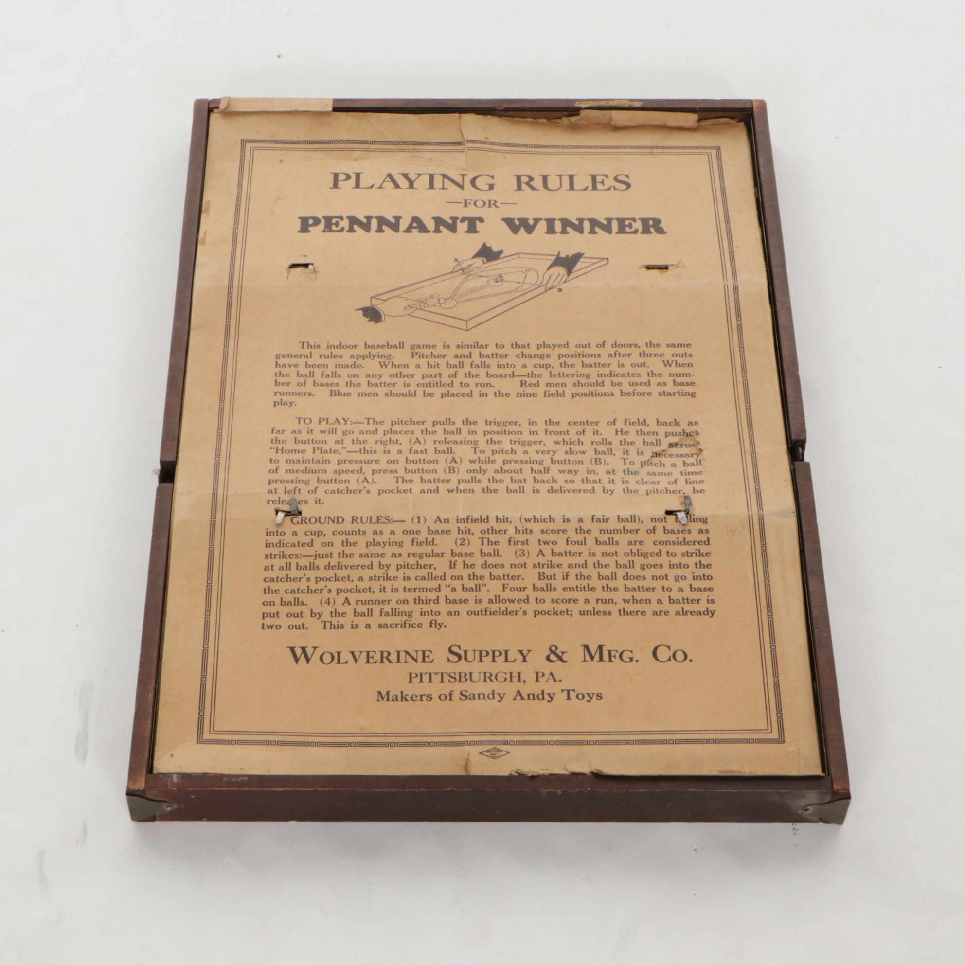 "Pennant Winner" Baseball Game with Yacht Sailing Race Board Games and More